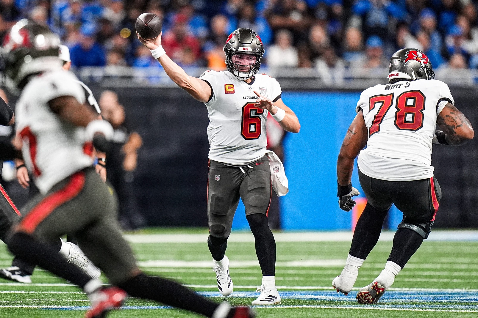 NFL betting predictions Week 8 opening line report Baker Mayfield