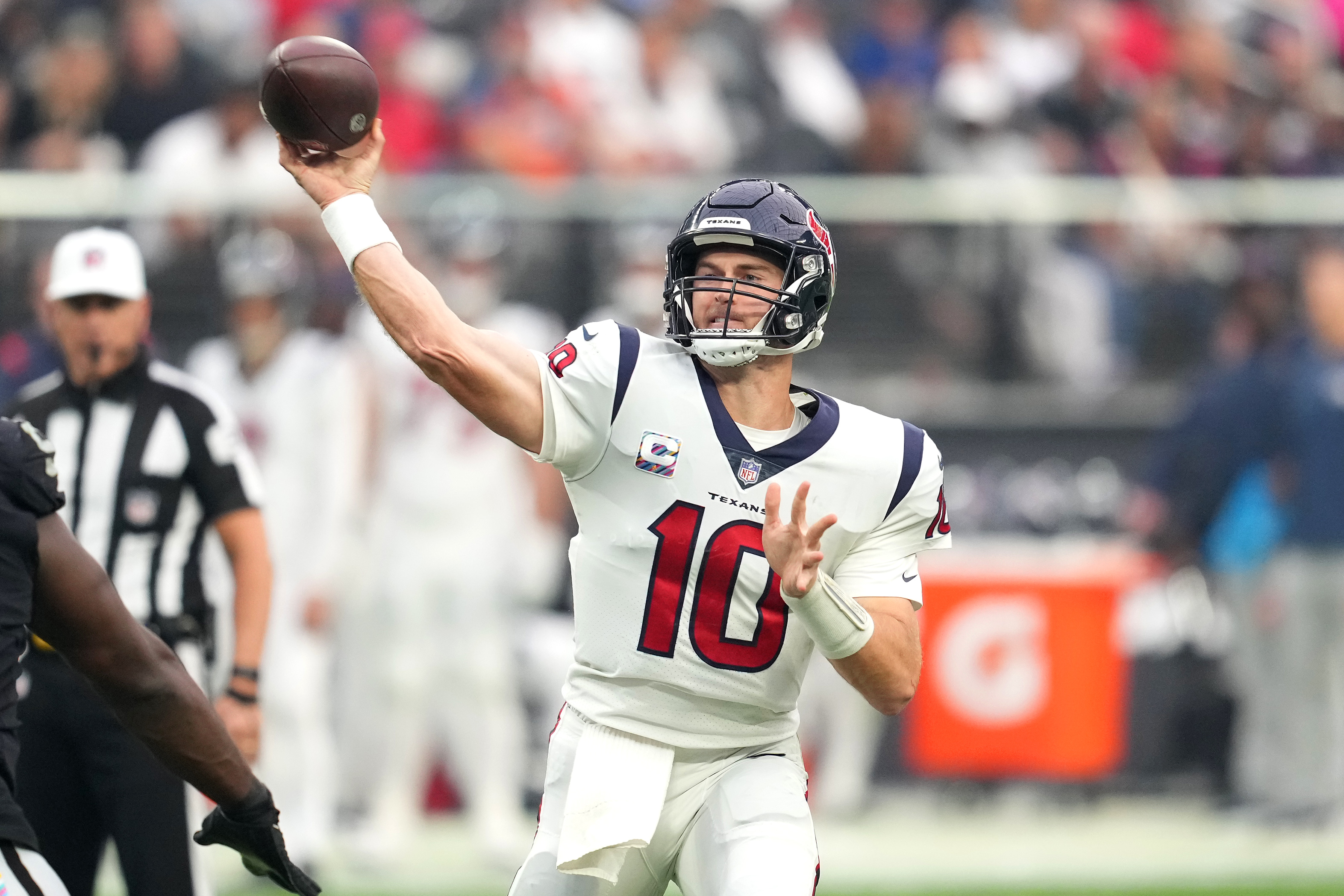 NFL betting predictions Week 8 opening line picks Davis Mills Houston Texans