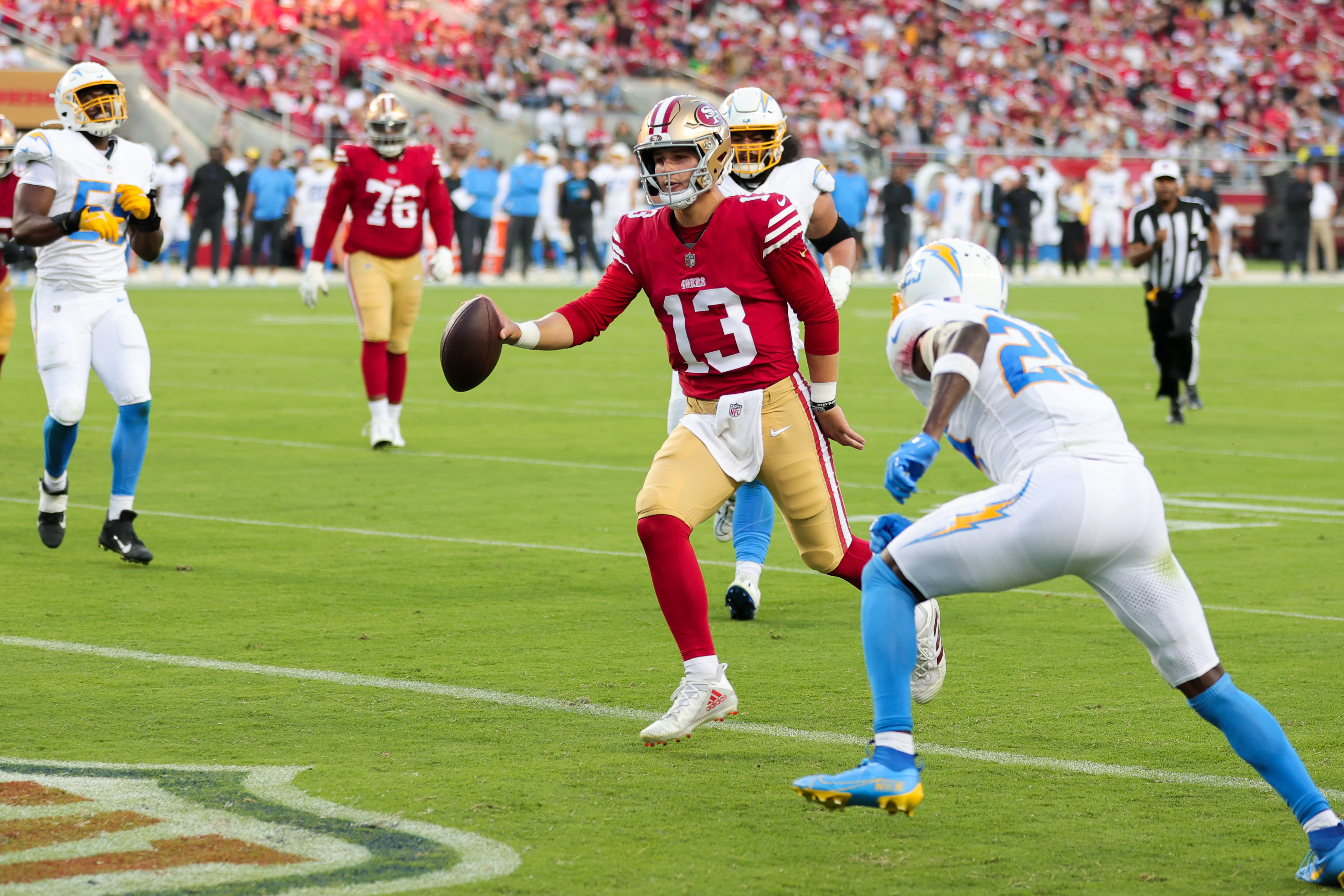 NFL betting season specials San Francisco 49ers Brock Purdy