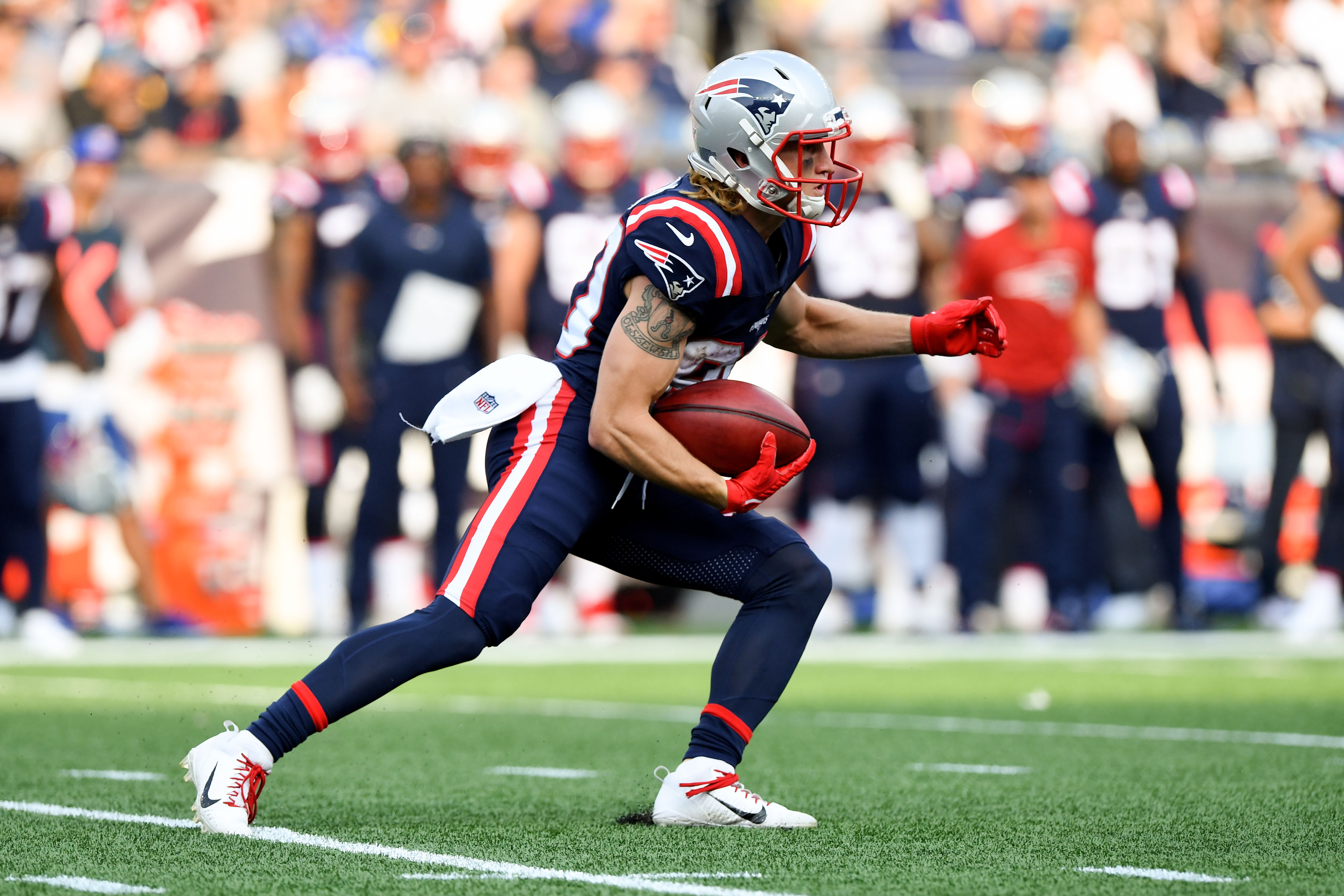 NFL confidence pool picks Week 2 Gunner Olszewski New England Patriots