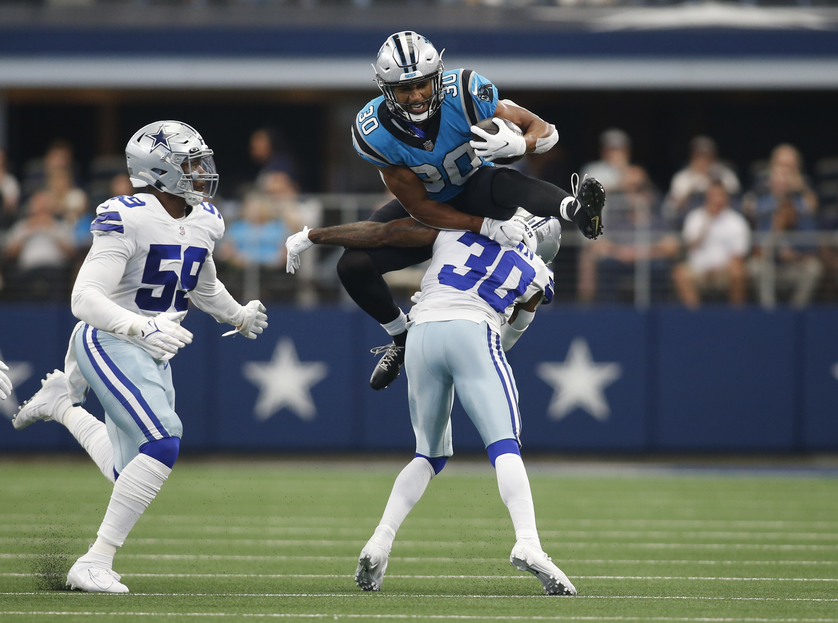 NFL confidence pool picks Week 5 Carolina Panthers Chuba Hubbard