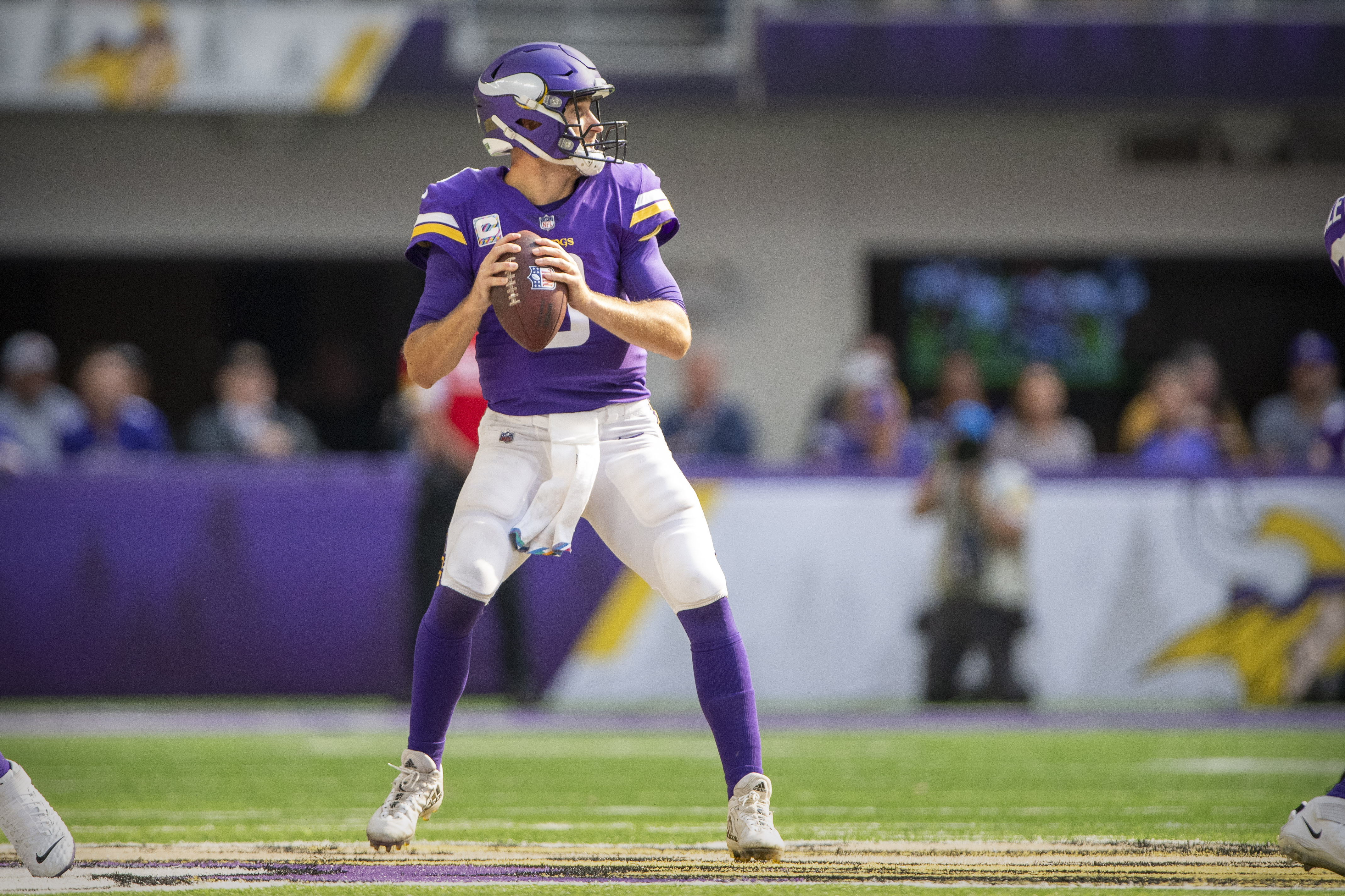 NFL confidence pool picks Week 6 Kirk Cousins Minnesota Vikings