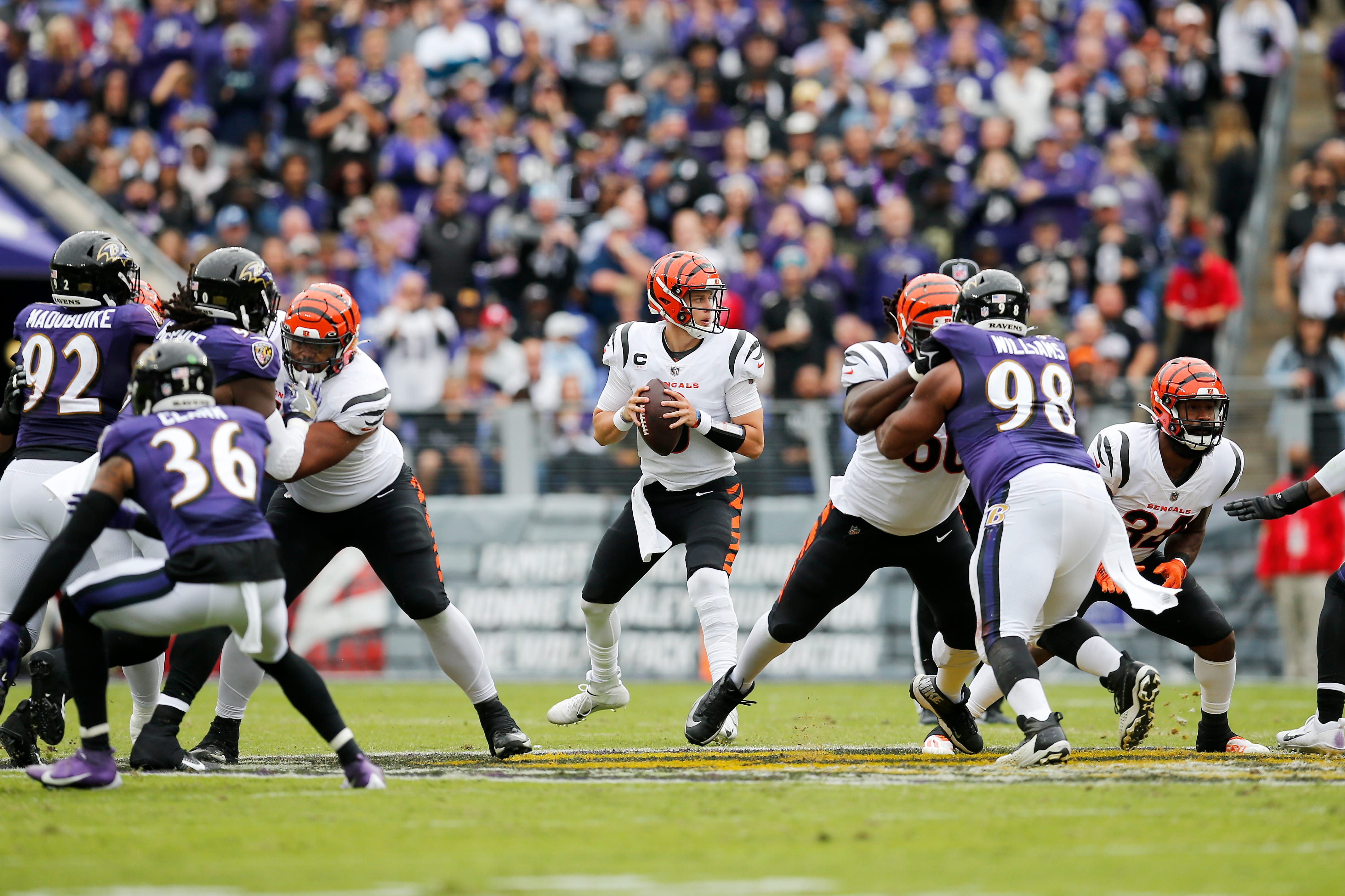 NFL confidence pool picks Week 8 Joe Burrow Cincinnati Bengals