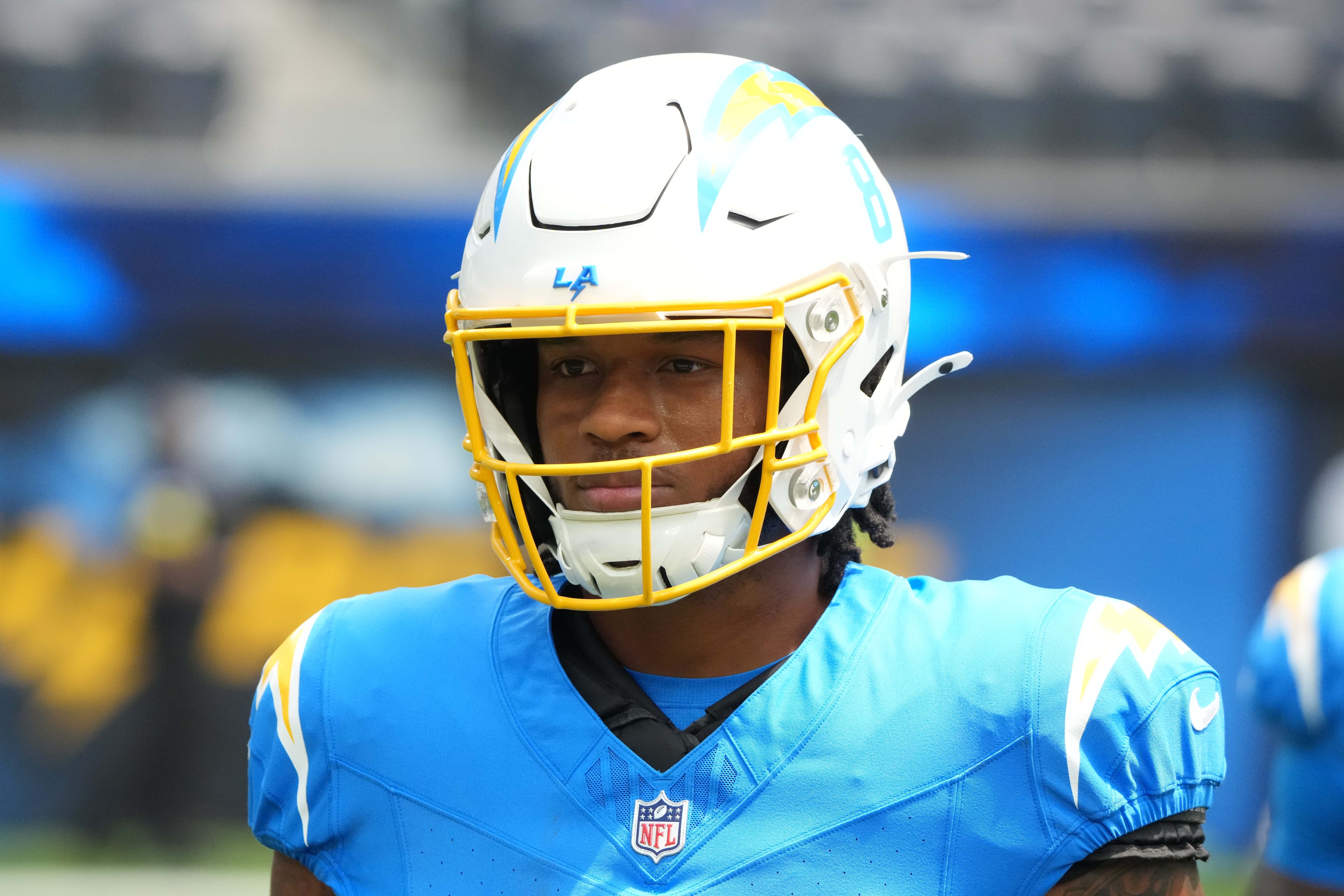 NFL offensive rookie of the year predictions Omarion Hampton LA Chargers