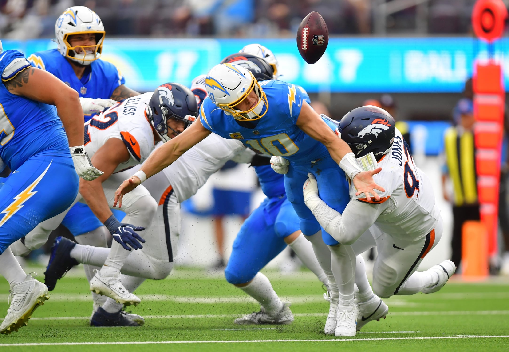 NFL office pool picks Week 6 Justin Herbert Los Angeles Chargers