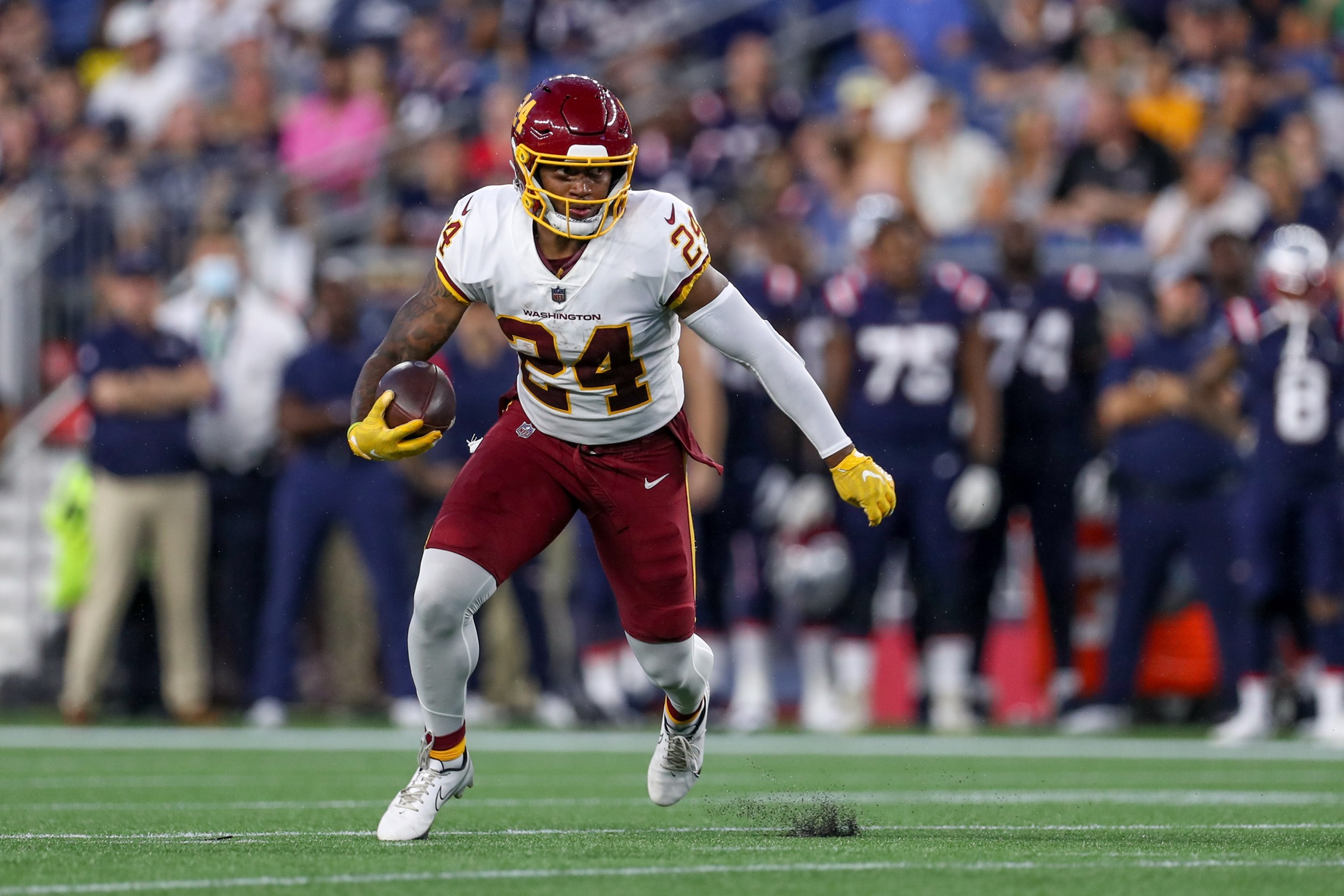 nfl picks Antonio Gibson washington football team predictions best bet odds