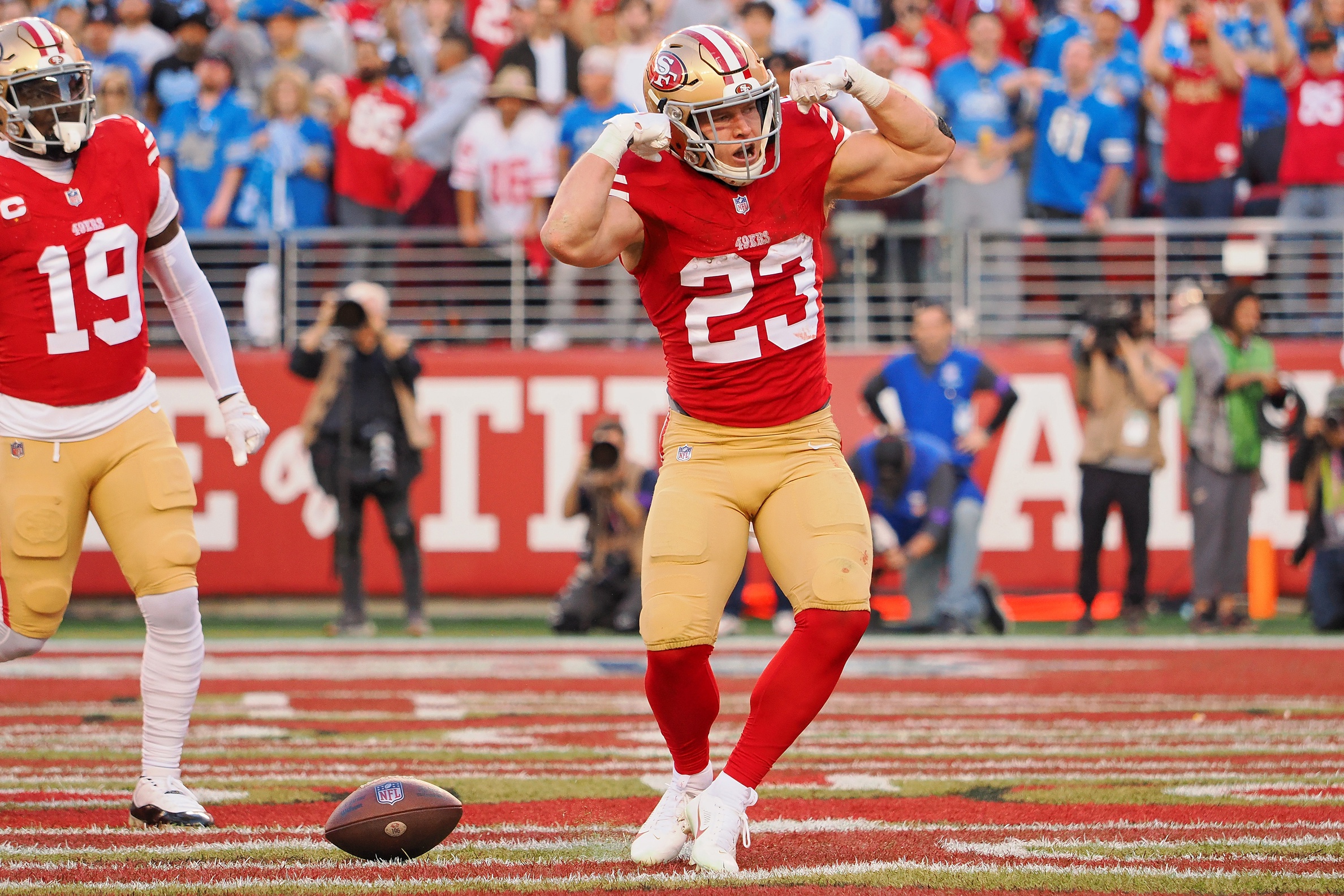 nfl picks Christian McCaffrey San Francisco 49ers predictions best bet odds