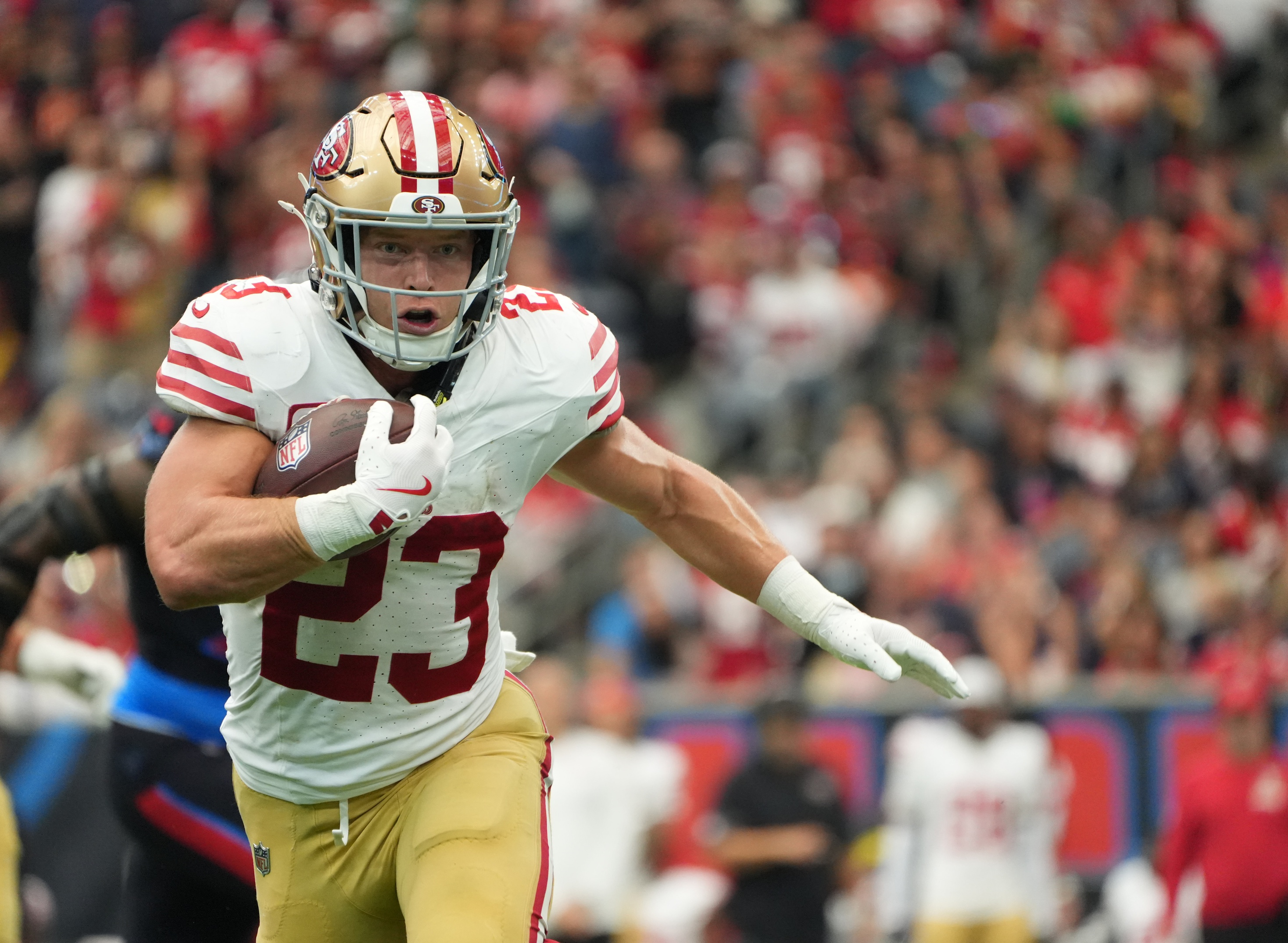 nfl picks Christian McCaffrey San Francisco 49ers predictions best bet odds