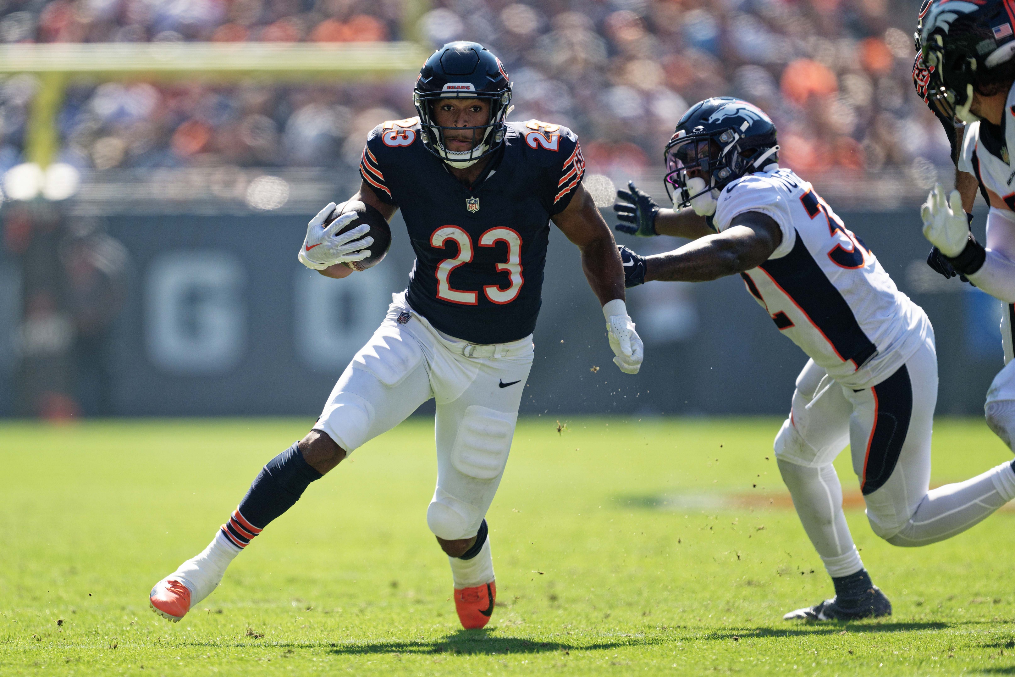 nfl picks Roschon Johnson Chicago Bears predictions best bet odds