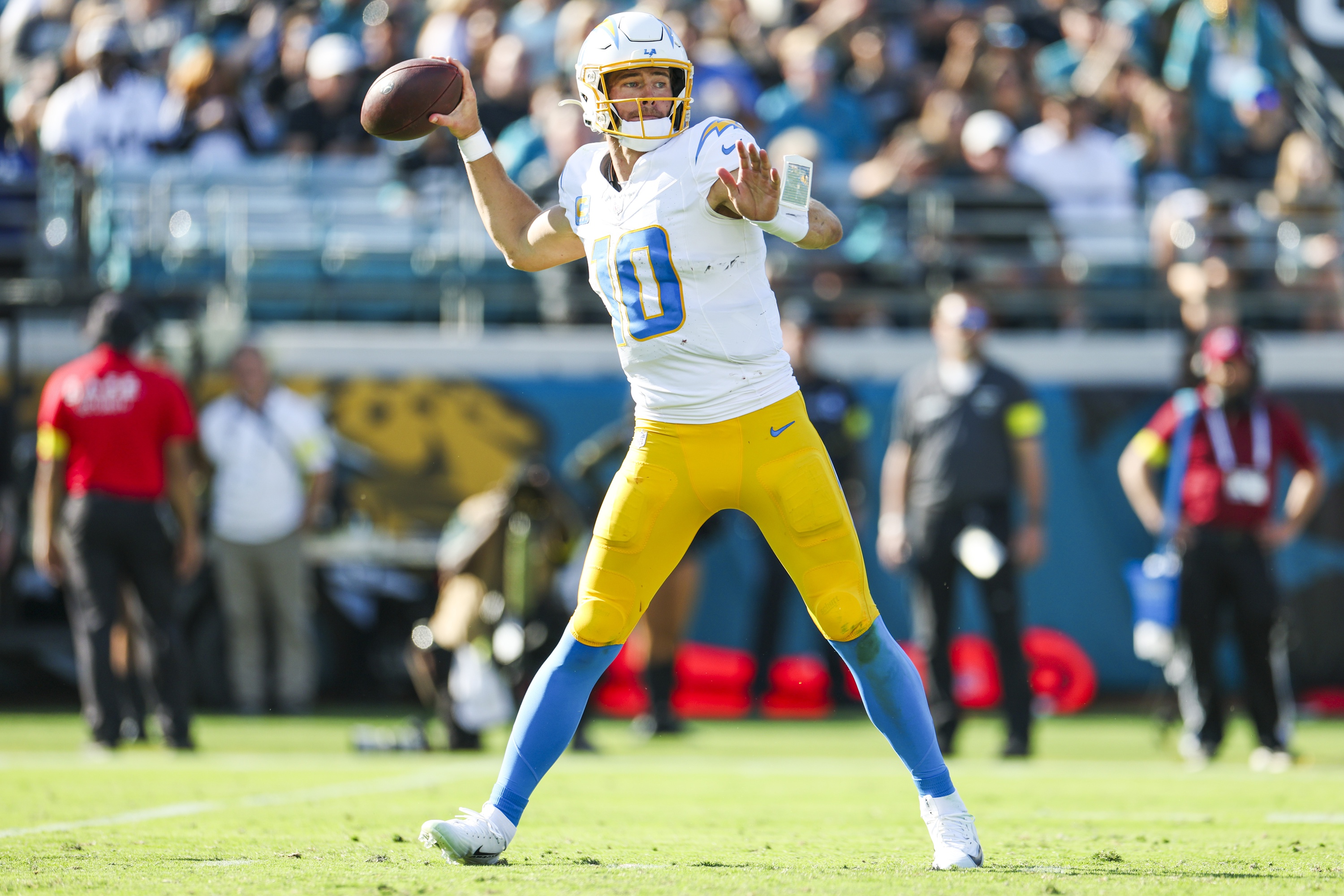 NFL survivor pool picks Week 13 Justin Herbert Los Angeles Chargers