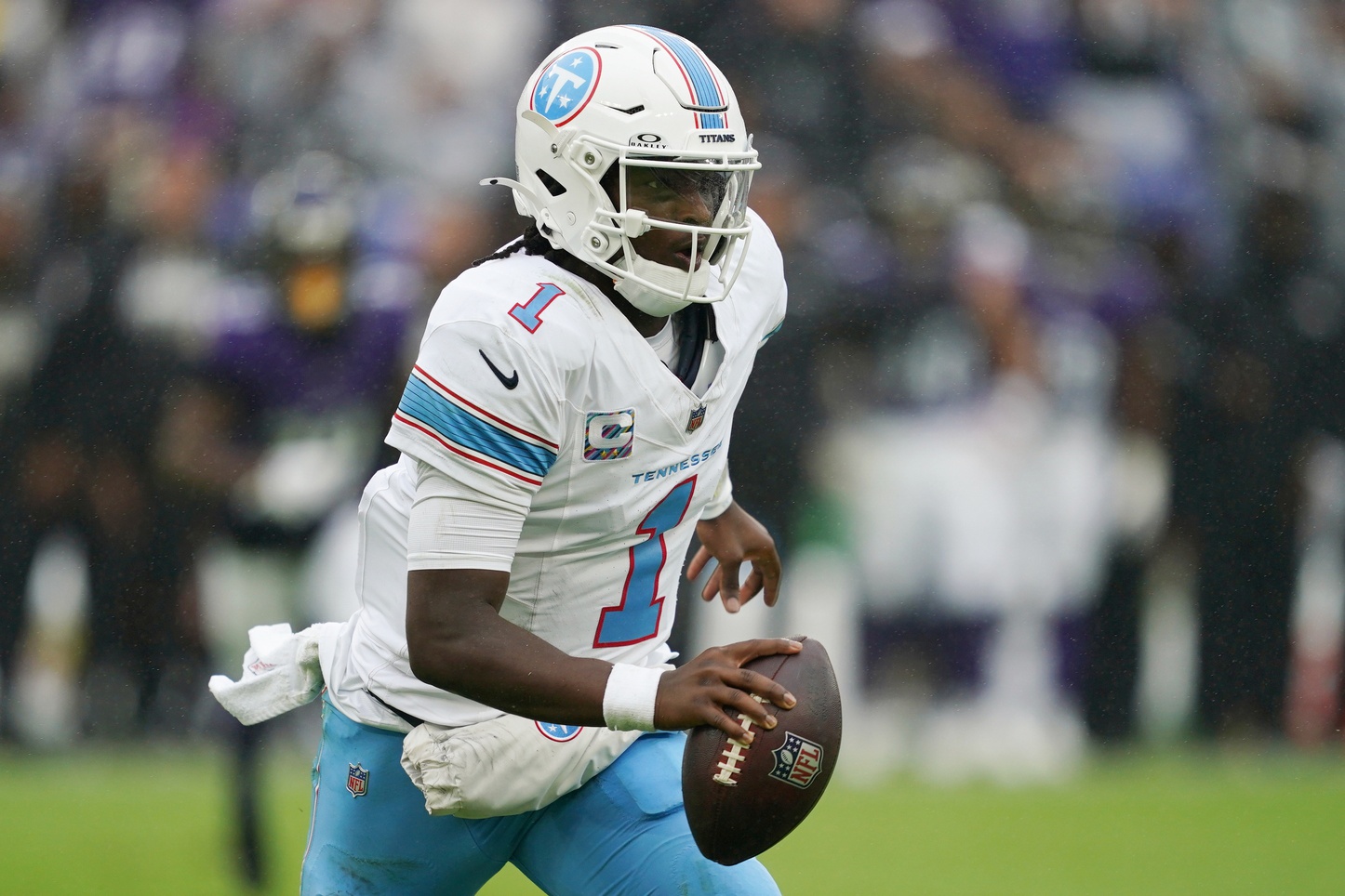 NFL Week 5 line movements Cam Ward Tennessee Titans