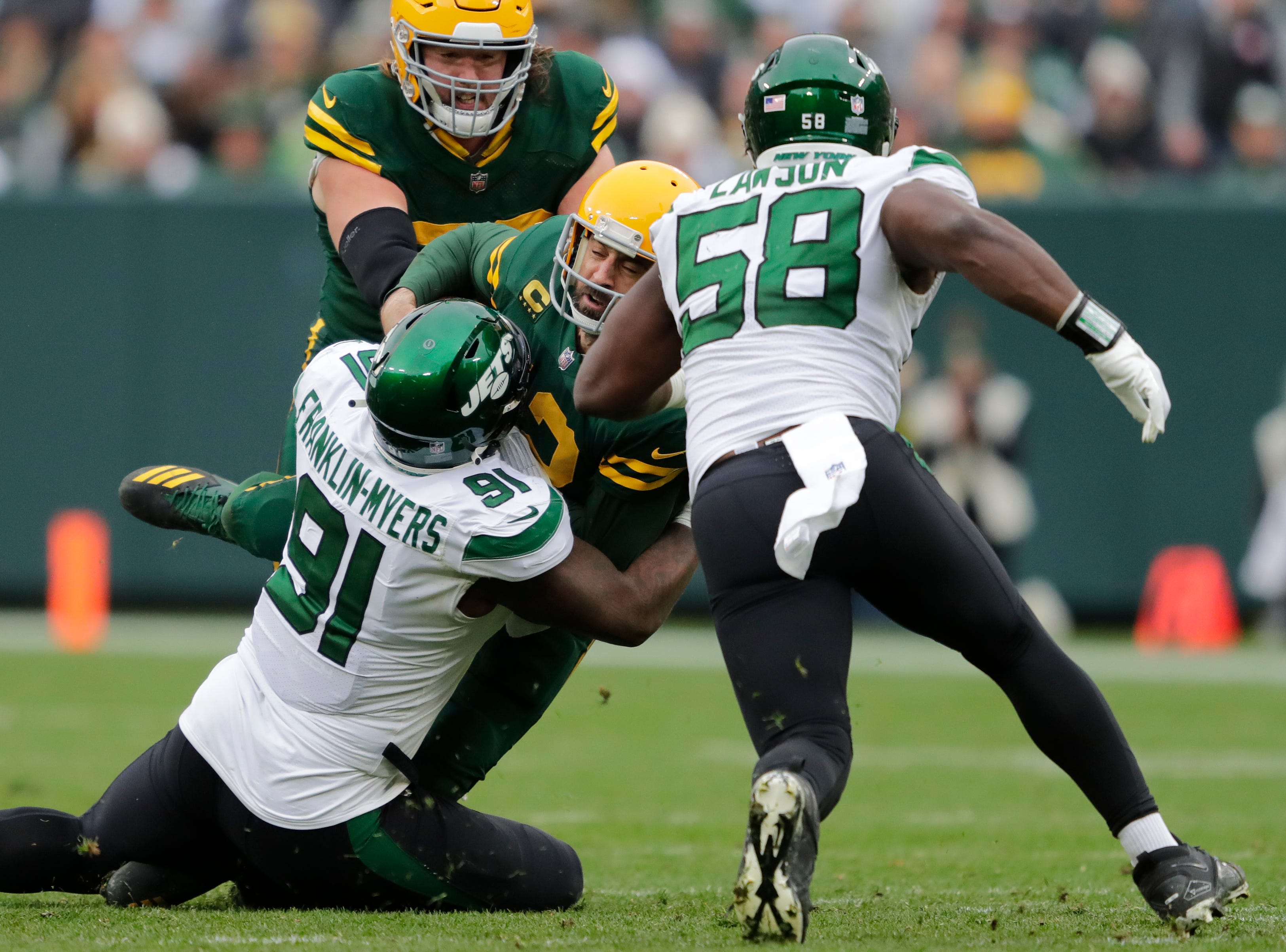 NFL Week 7 opening line report Aaron Rodgers Green Bay Packers