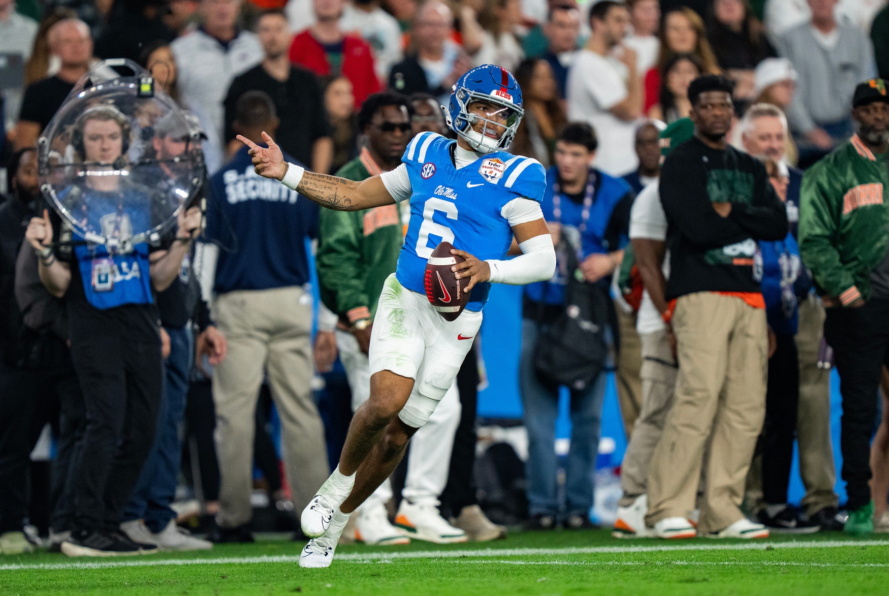 Ole Miss Rebels football predictions Trinidad Chambliss