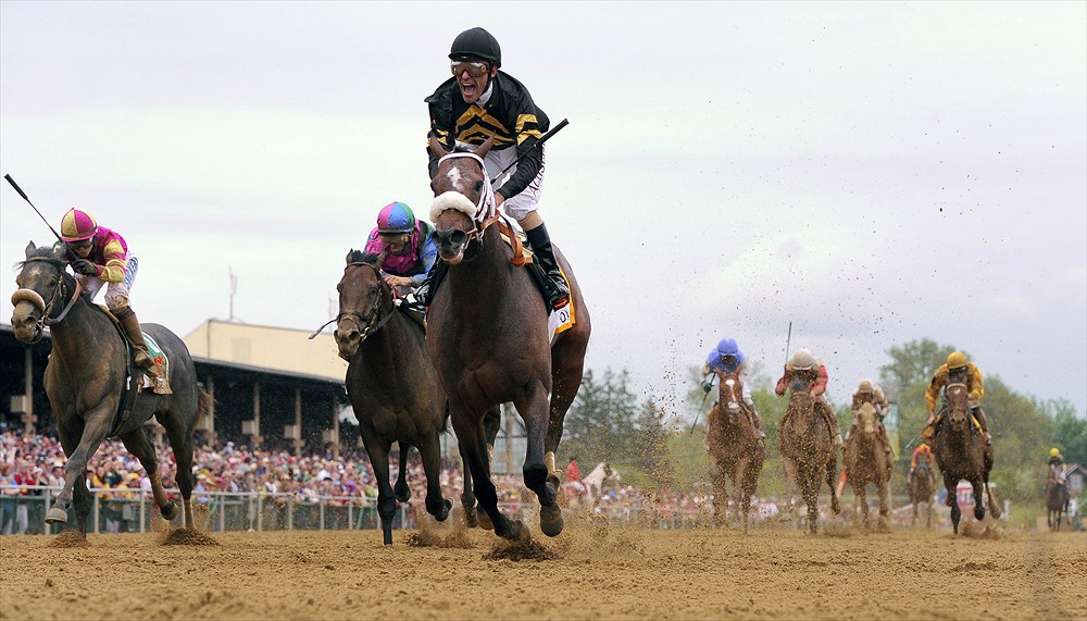 Oxbow, ridden by Gary Stevens