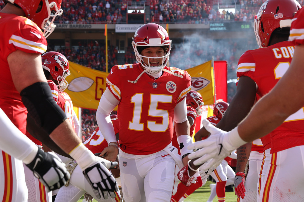 Kansas City Chiefs quarterback Patrick Mahomes