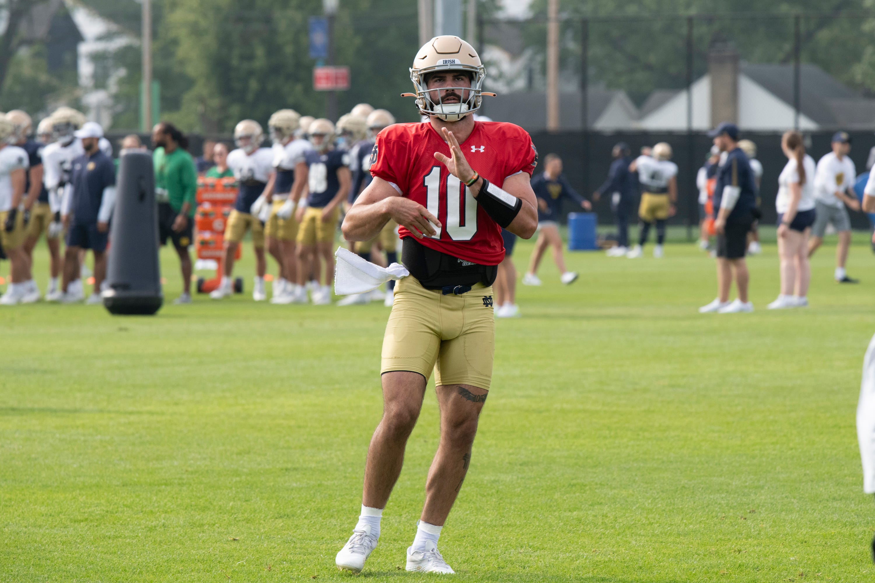 Season win total picks four college football independent teams Sam Hartman Notre Dame Fighting Irish