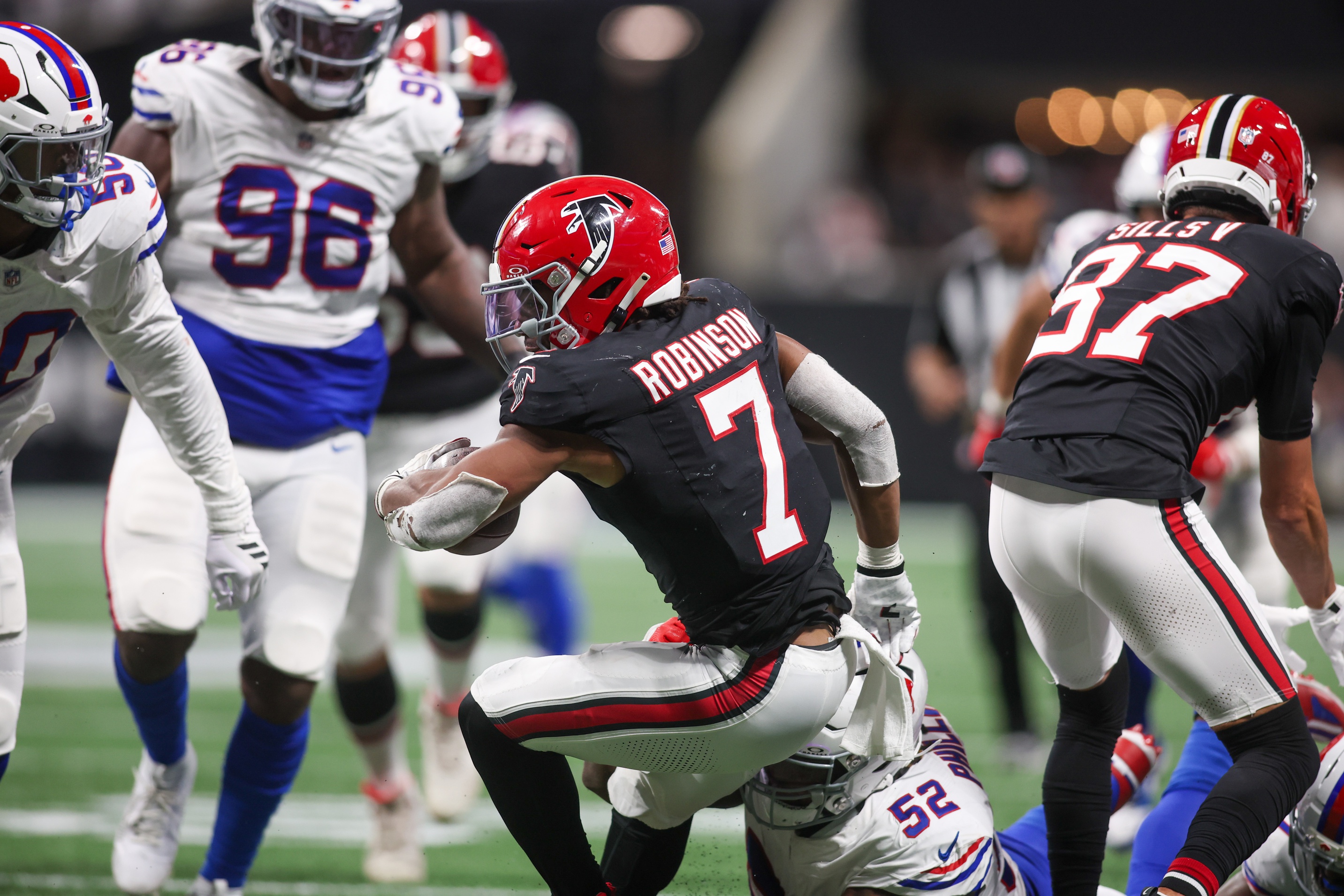 Sunday Night Football picks Atlanta Falcons vs San Francisco 49ers Bijan Robinson