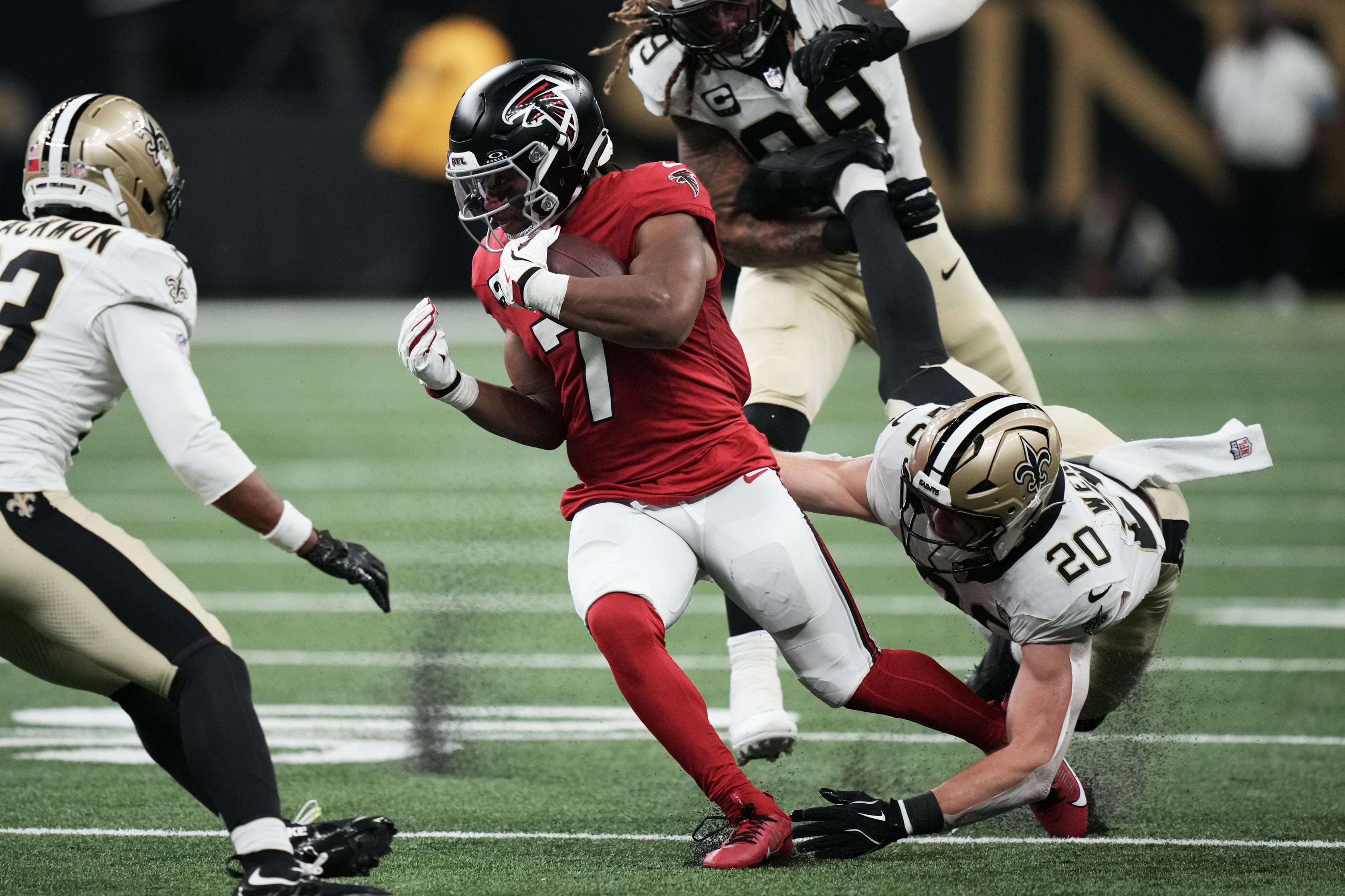 Sunday Night Football picks Baltimore Ravens vs Atlanta Falcons Bijan Robinson