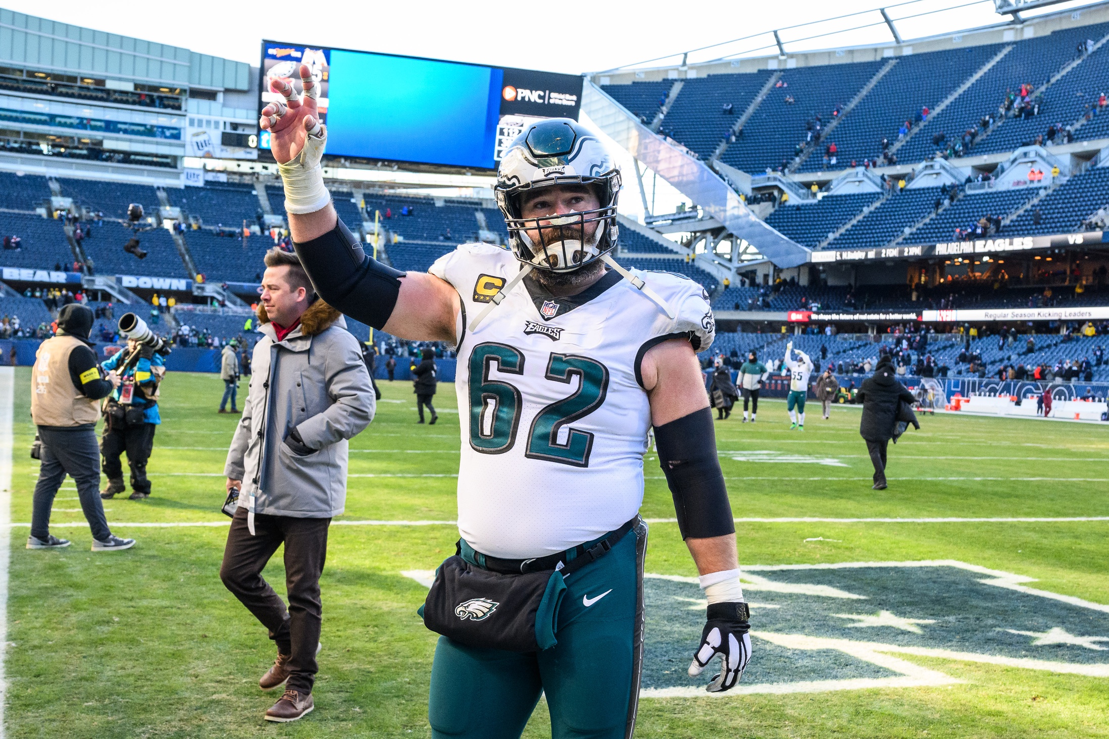 Super Bowl outlook Jason Kelce Philadelphia Aegles
