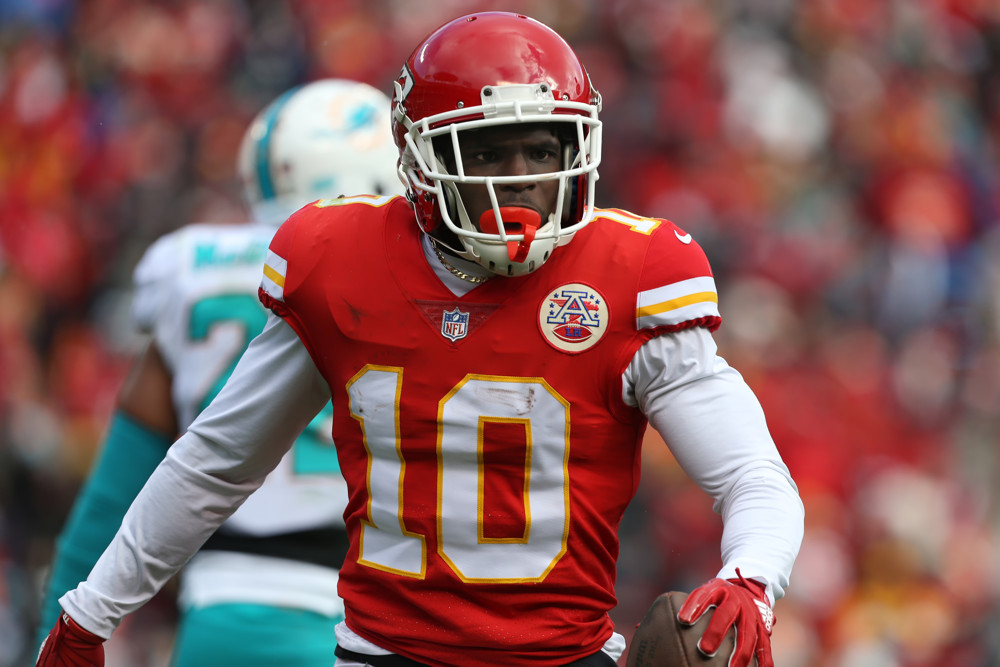 Kansas City Chiefs wide receiver Tyreek Hill
