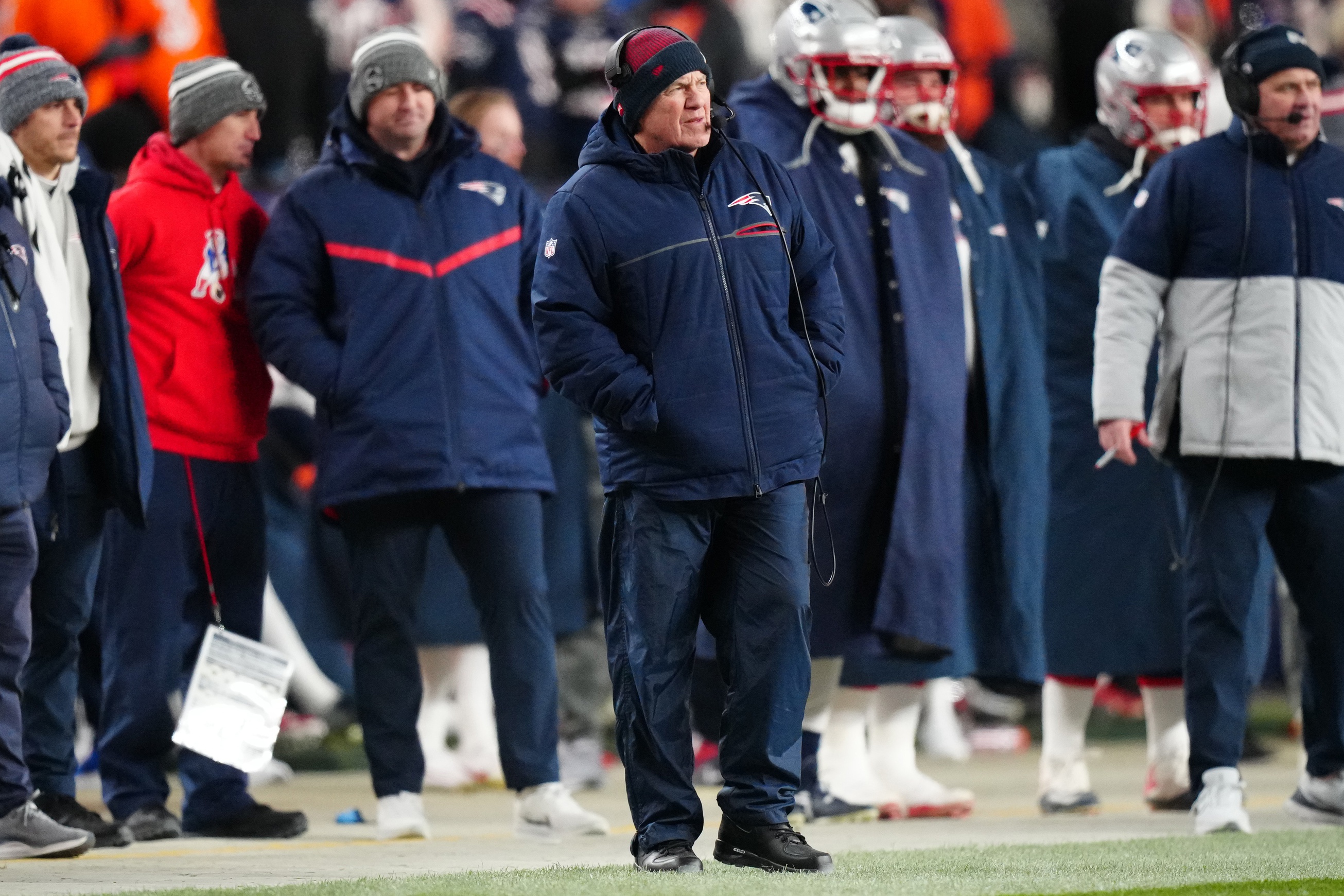 Las Vegas football contest report Bill Belichick New England Patriots