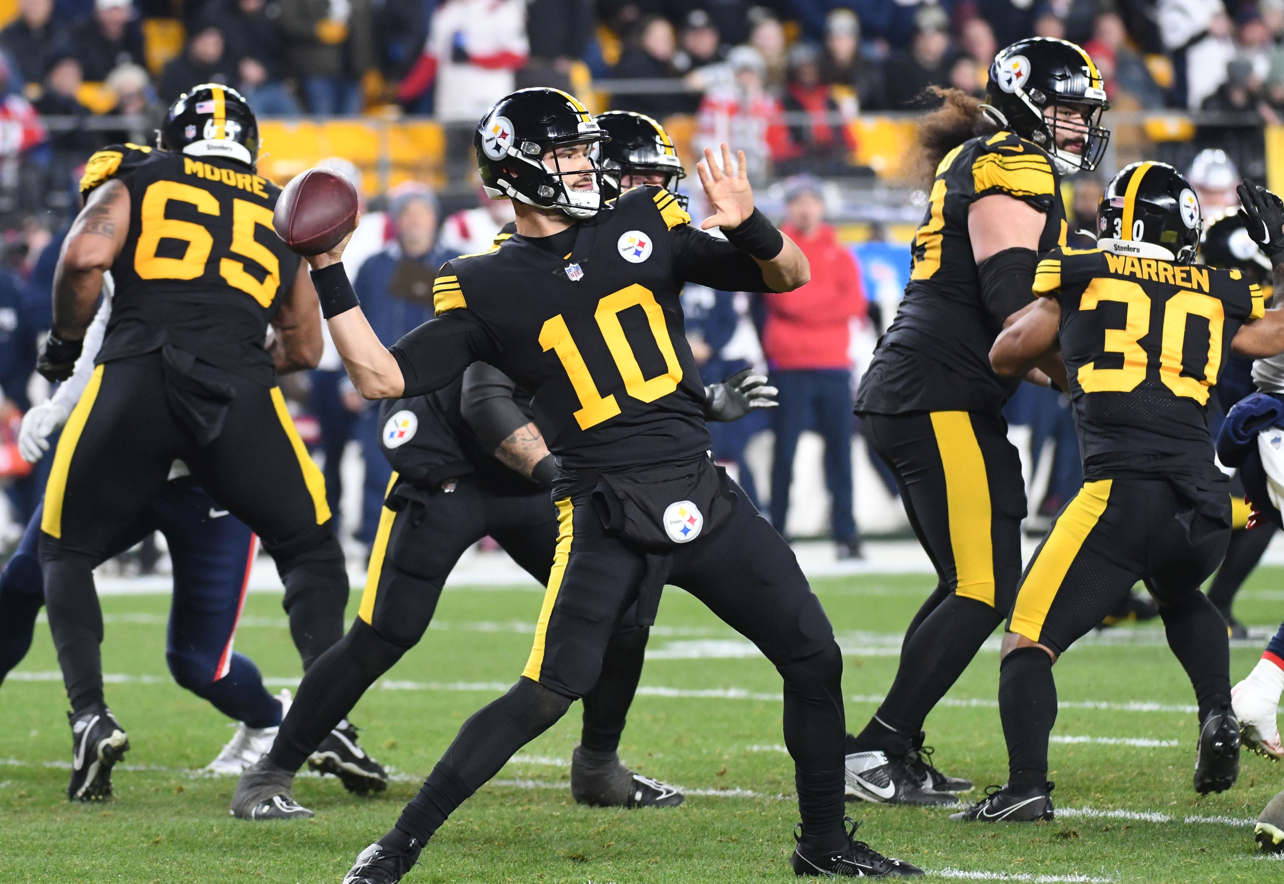 Weekly Las Vegas football contest report Mitch Trubisky Pittsburgh Steelers