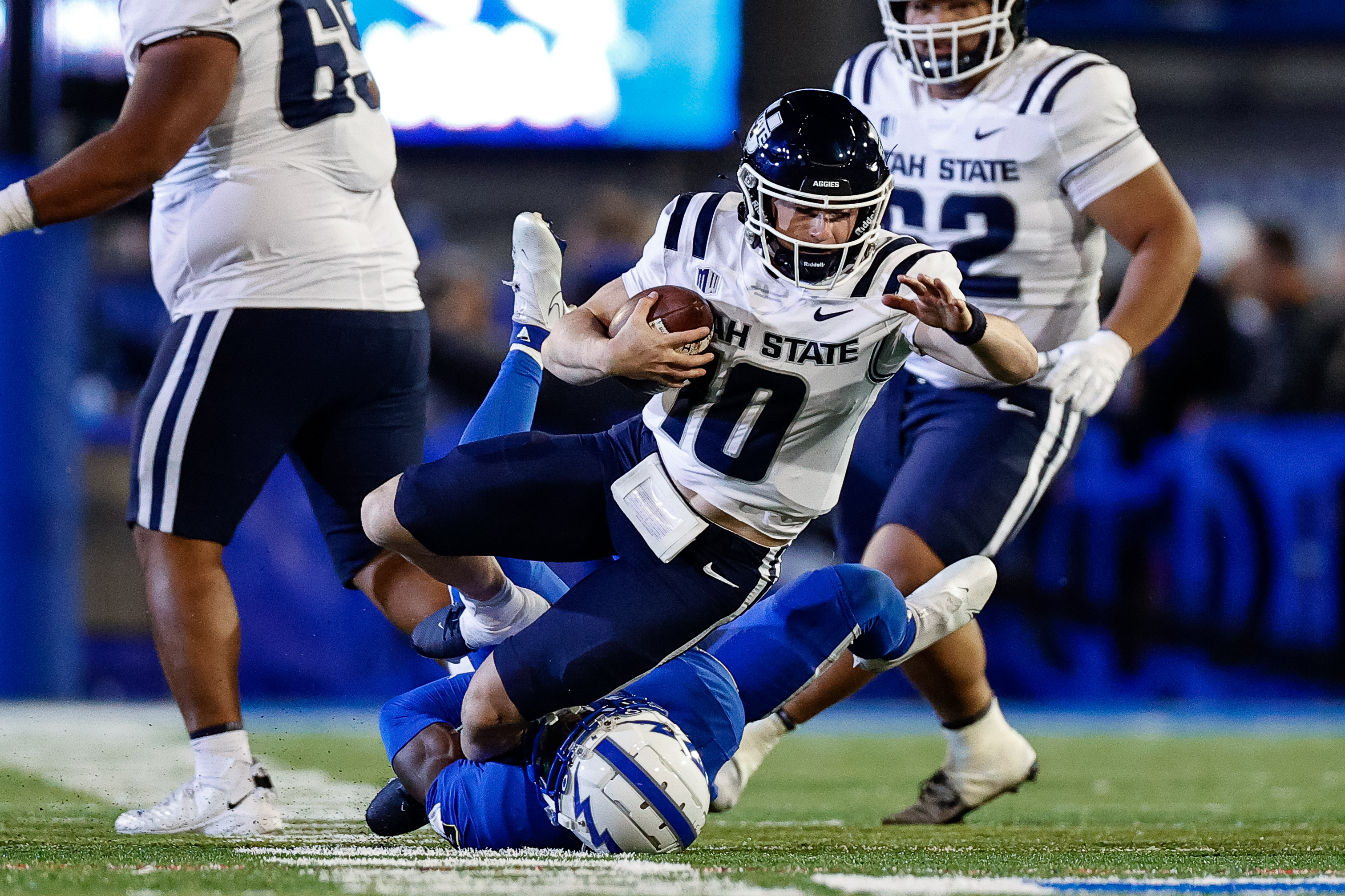 Weekly mid major report James Madison predictions Week 4 McCae Hillstead Utah State Aggies