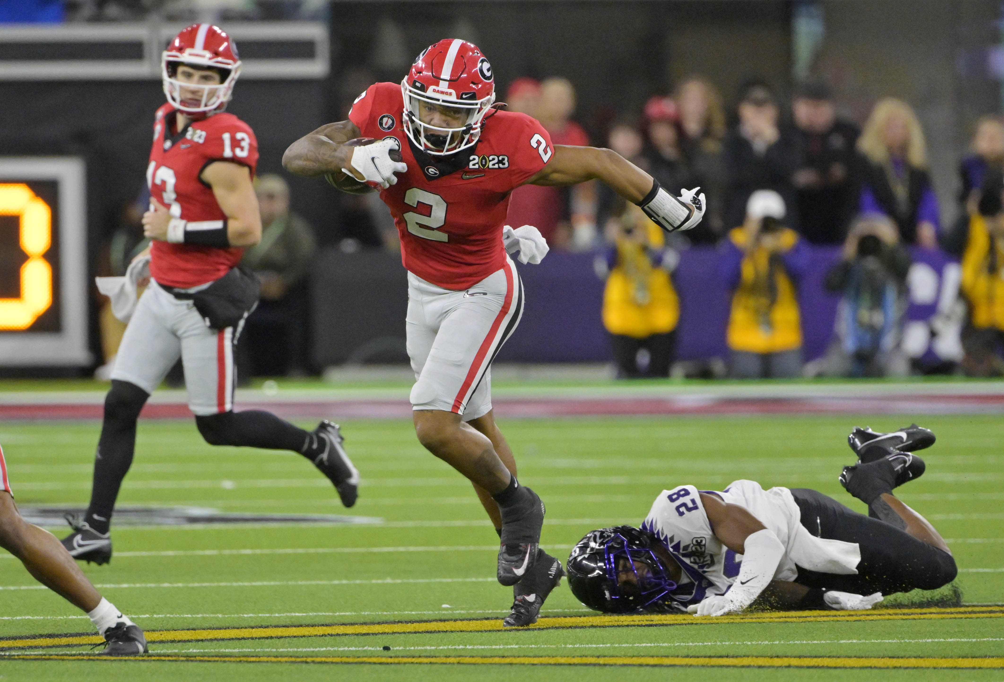 Which teams will make the College Football Playoffs? Kendall Milton Georgia Bulldogs