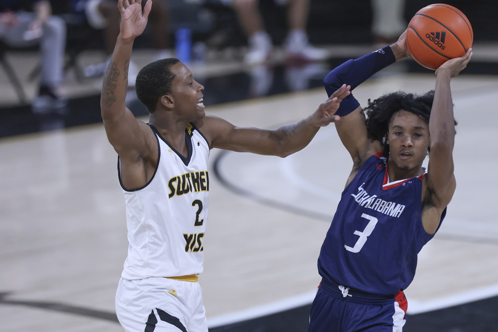 college basketball picks Denijay Harris Southern Miss Golden Eagles predictions best bet odds