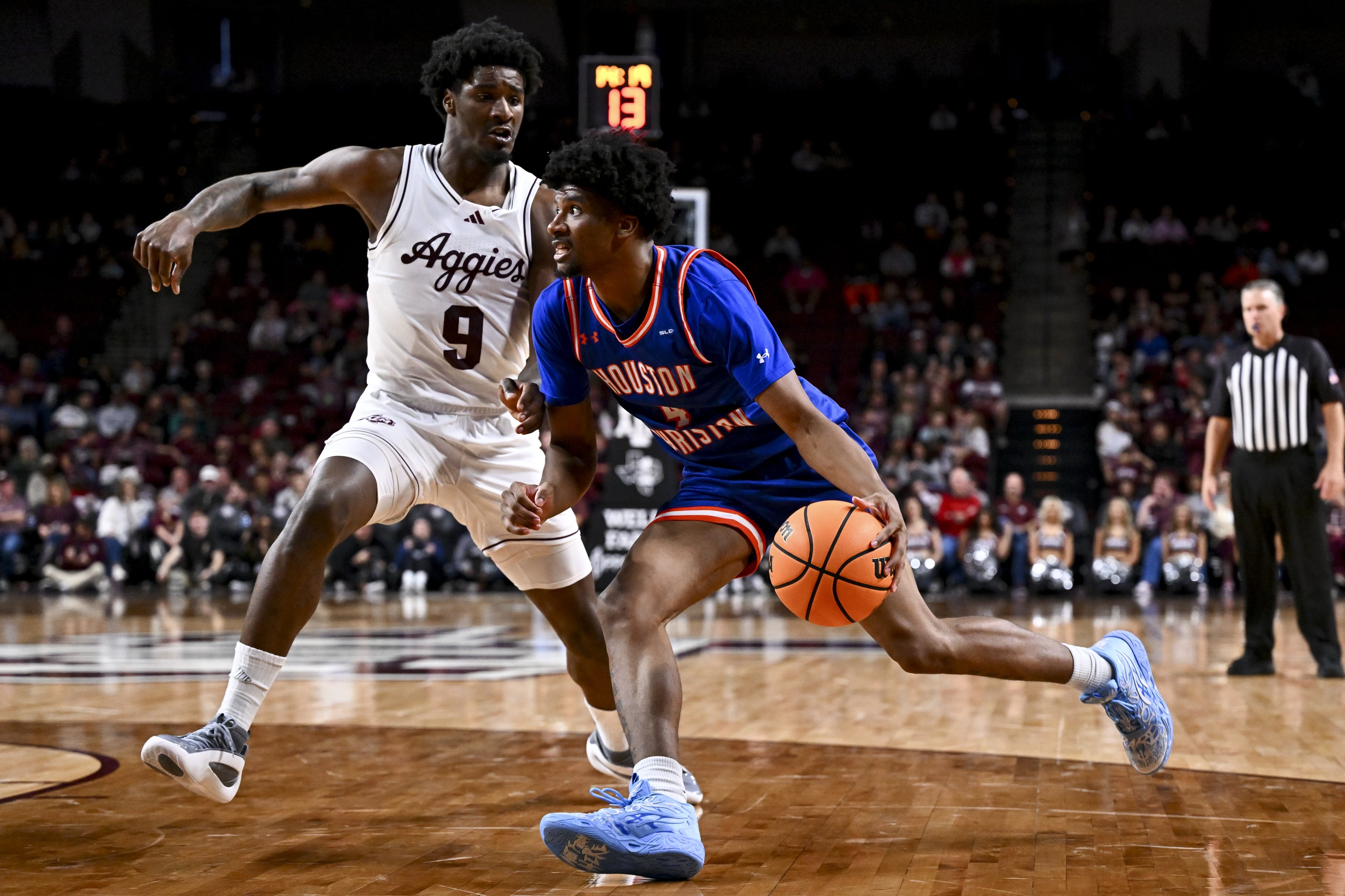 college basketball picks Elijah Brooks Houston Christian Huskies predictions best bet odds