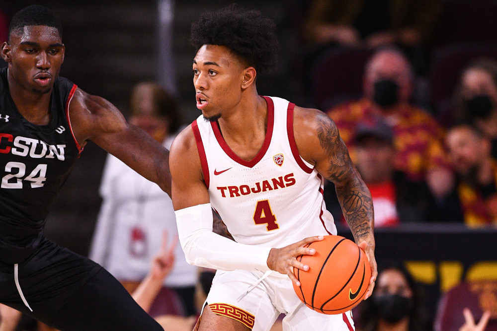 college basketball picks Malik Thomas USC Trojans predictions best bet odds
