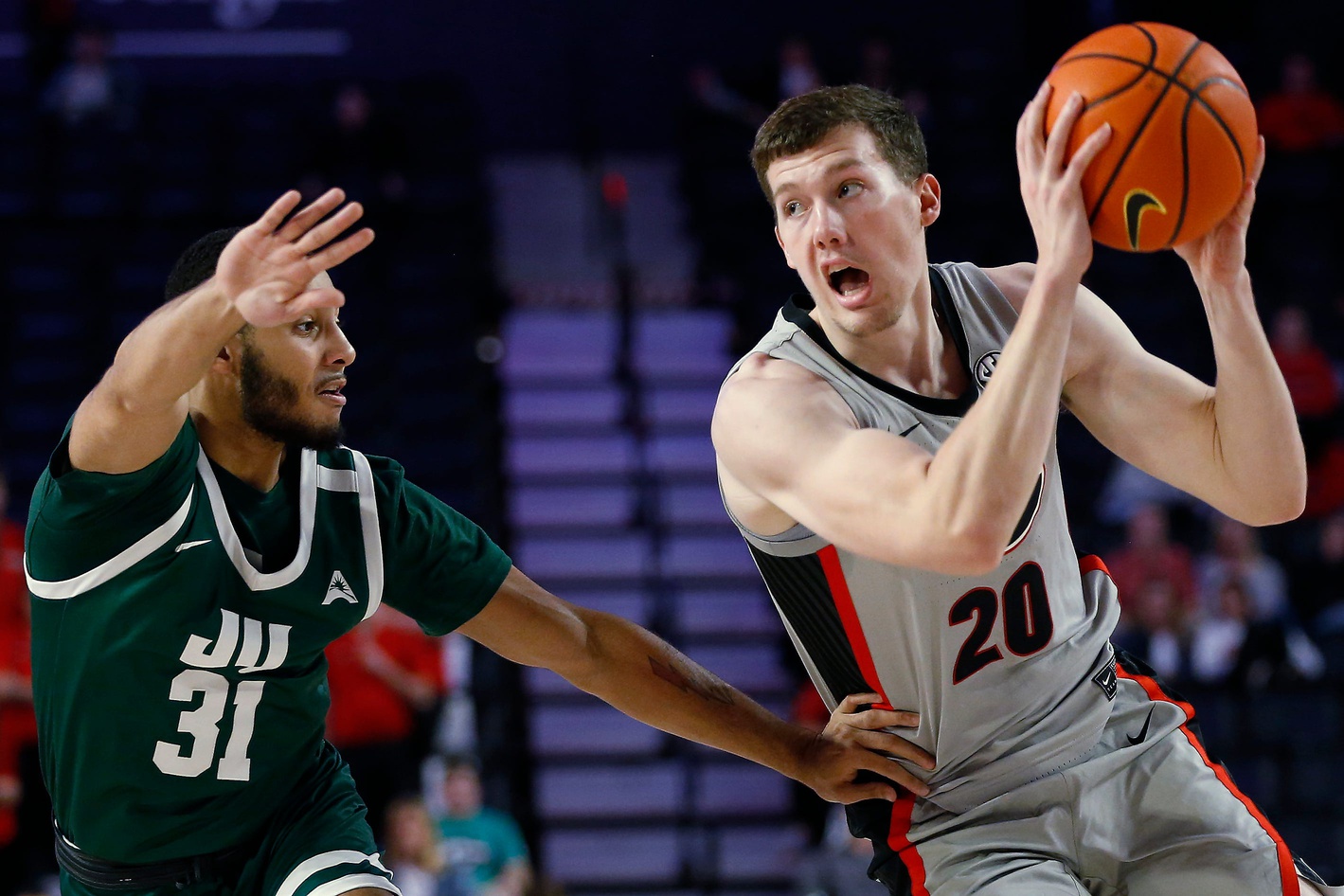 college basketball picks Noah Baumann Georgia Bulldogs predictions best bet odds