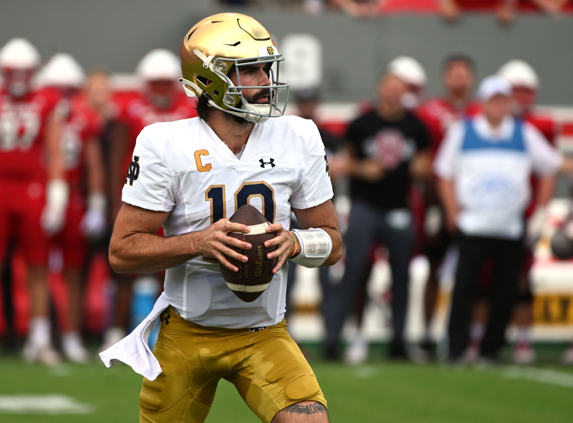 college football picks Sam Hartman Notre Dame Fighting Irish predictions best bet odds