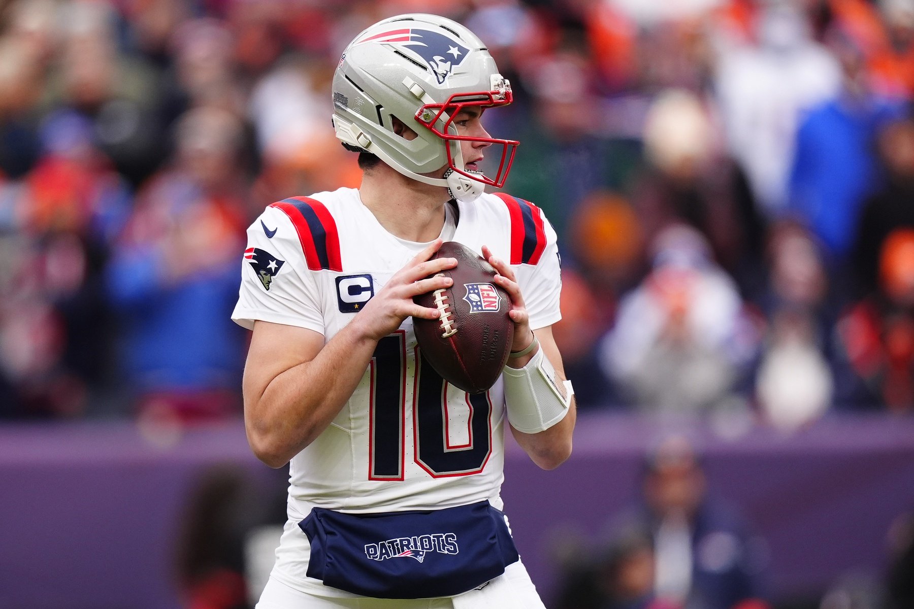 Drake Maye Super Bowl props predictions