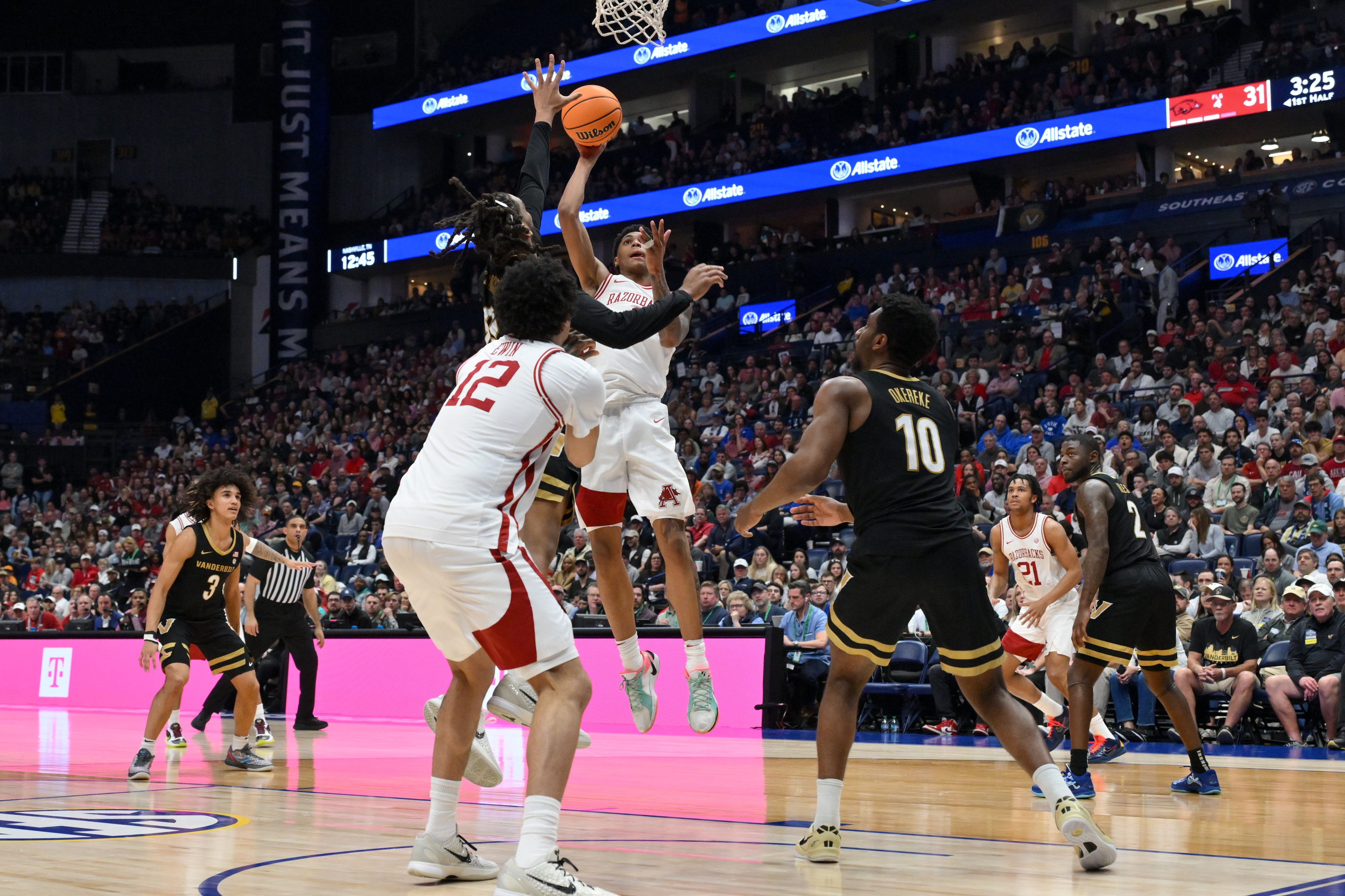 March Madness seeds vs National Championship odds Meleek Thomas Arkansas Razorbacks