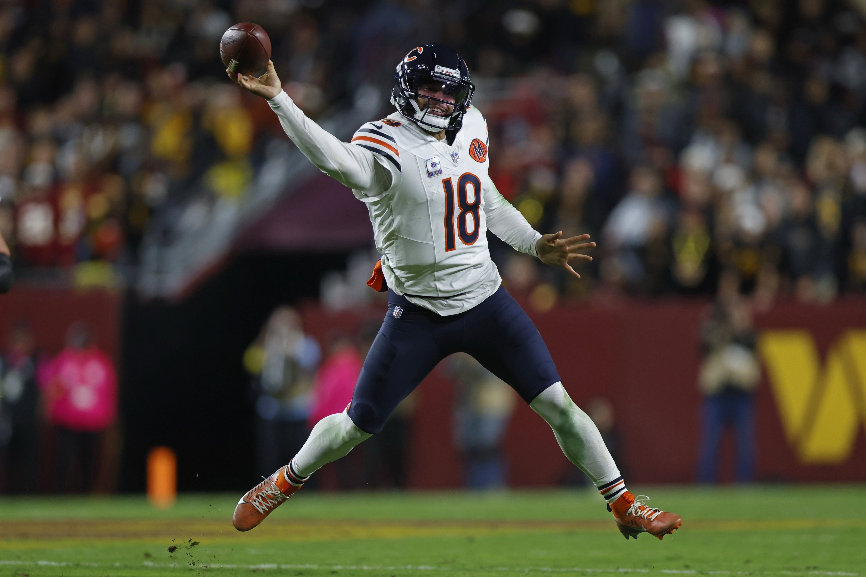 NFL confidence pool picks Week 7 Caleb Williams Chicago Bears