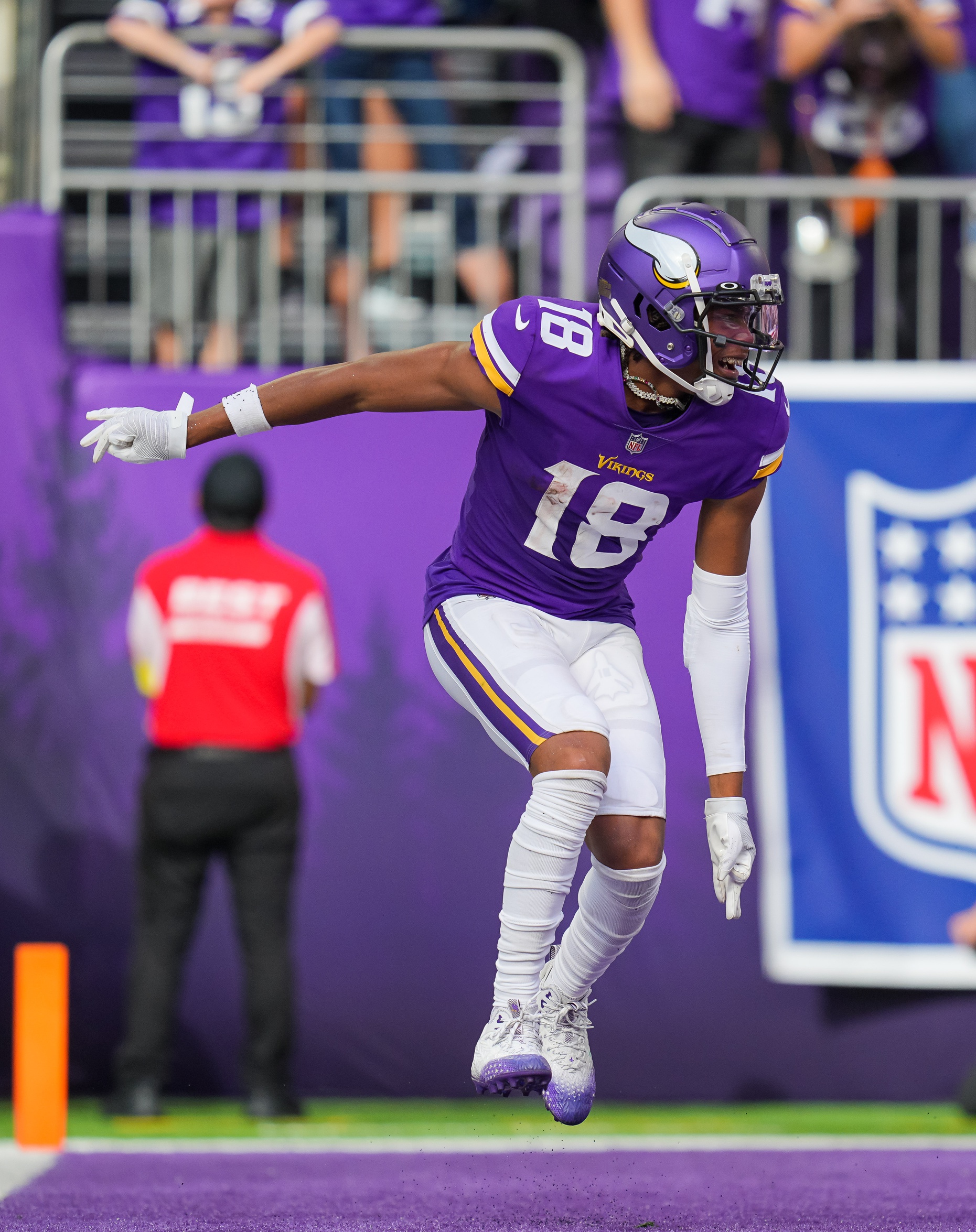 nfl picks Justin Jefferson minnesota vikings predictions best bet odds