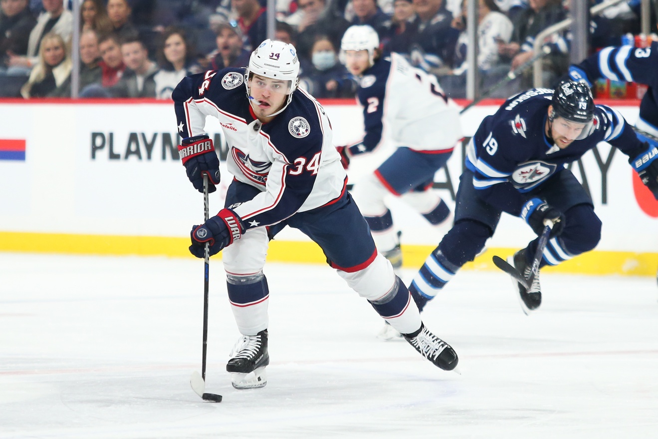 nhl picks Cole Sillinger Columbus Blue Jackets nhl picks