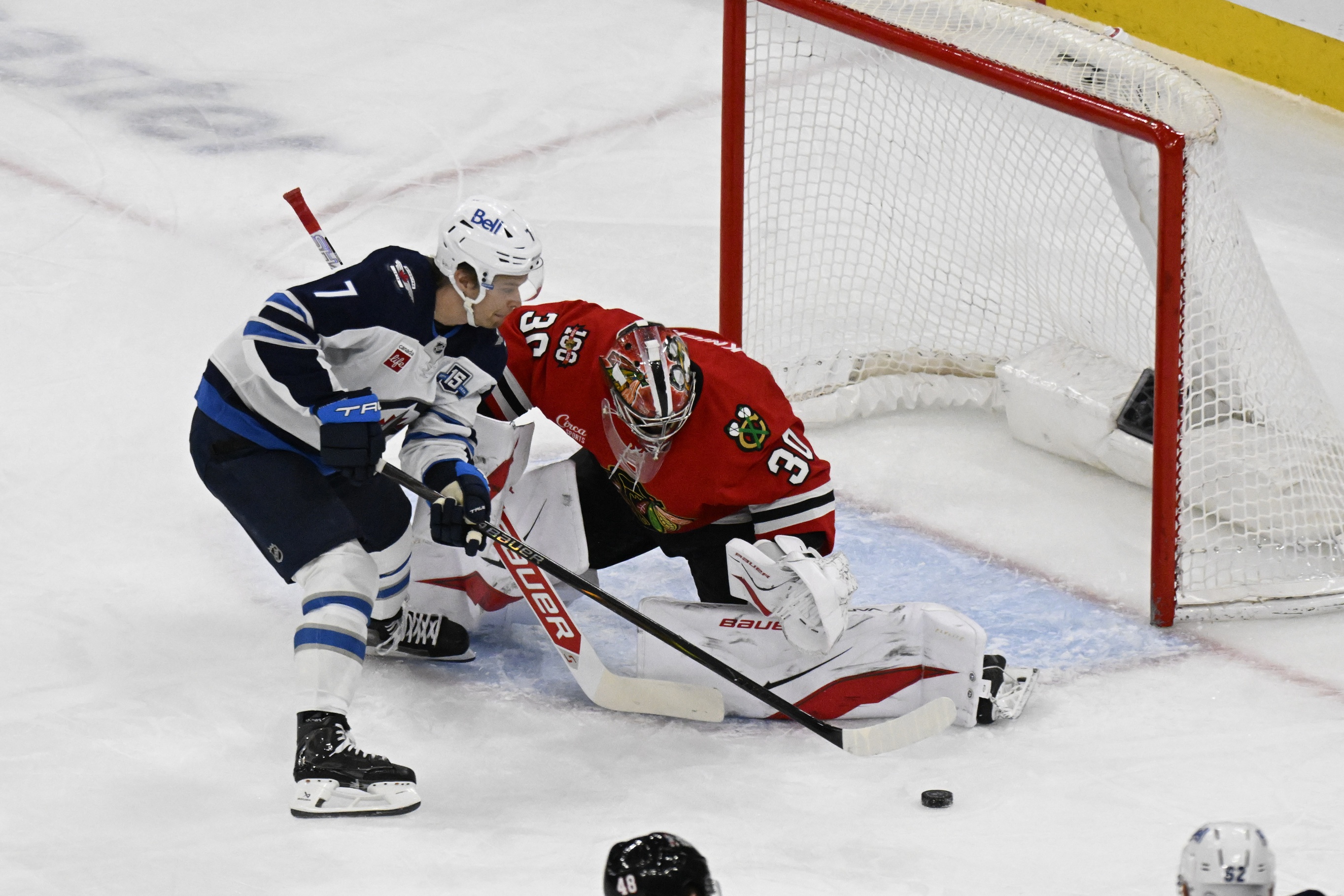 NHL totals betting hot and cold over under teams Spencer Knight Chicago Blackhawks
