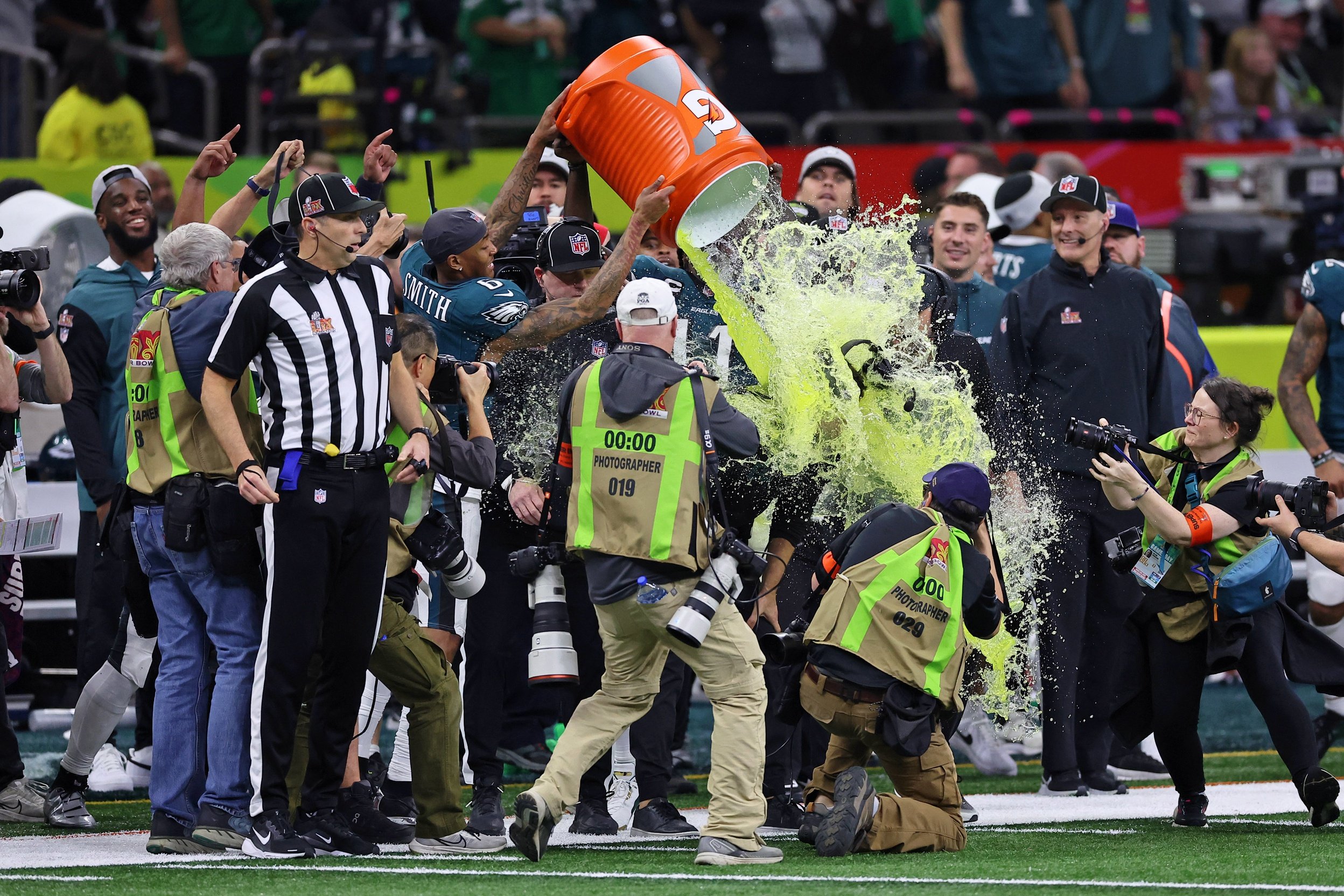 Super Bowl props to avoid Gatorade Shower