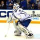 Ben Scrivens of the Maple Leafs