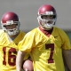 USC Quarterback No. 7 Matt Barkley.