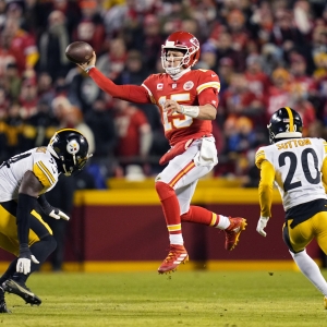 NFL betting predictions Divisional Round weekend Opening Line Report Patrick Mahomes Kansas City Chiefs