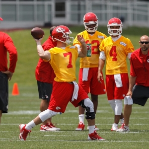 Quarterback Aaron Murray of the Kansas City Chiefs