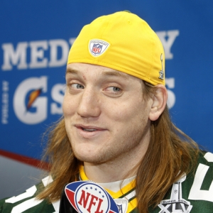 AJ Hawk of the Green Bay Packers