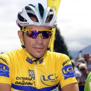 Cyclist Alberto Contador 