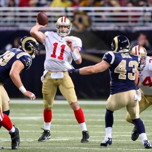 San Francisco 49ers quarterback Alex Smith