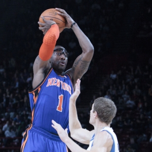 New York Knicks forward Amare Stoudemire