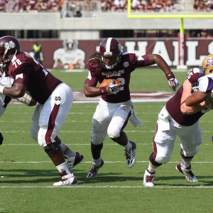 Mississippi State Bulldogs running back Ashton Shumpert