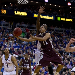 Texas A&M Aggies guard B.J. Holmes